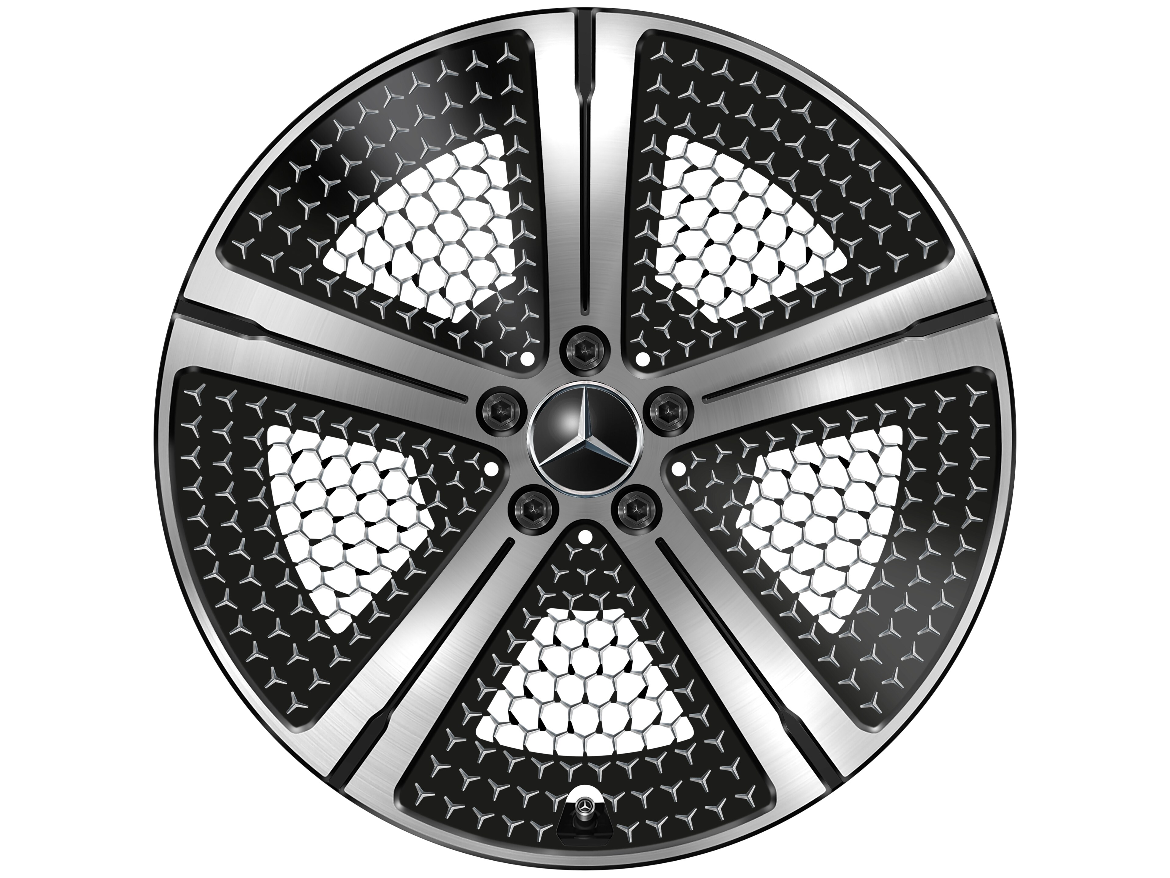 5-spoke wheel, Aero, 50.8 cm (20-inch), High-sheen finish - 8,5 J x 20 ET 33, black, high-sheen