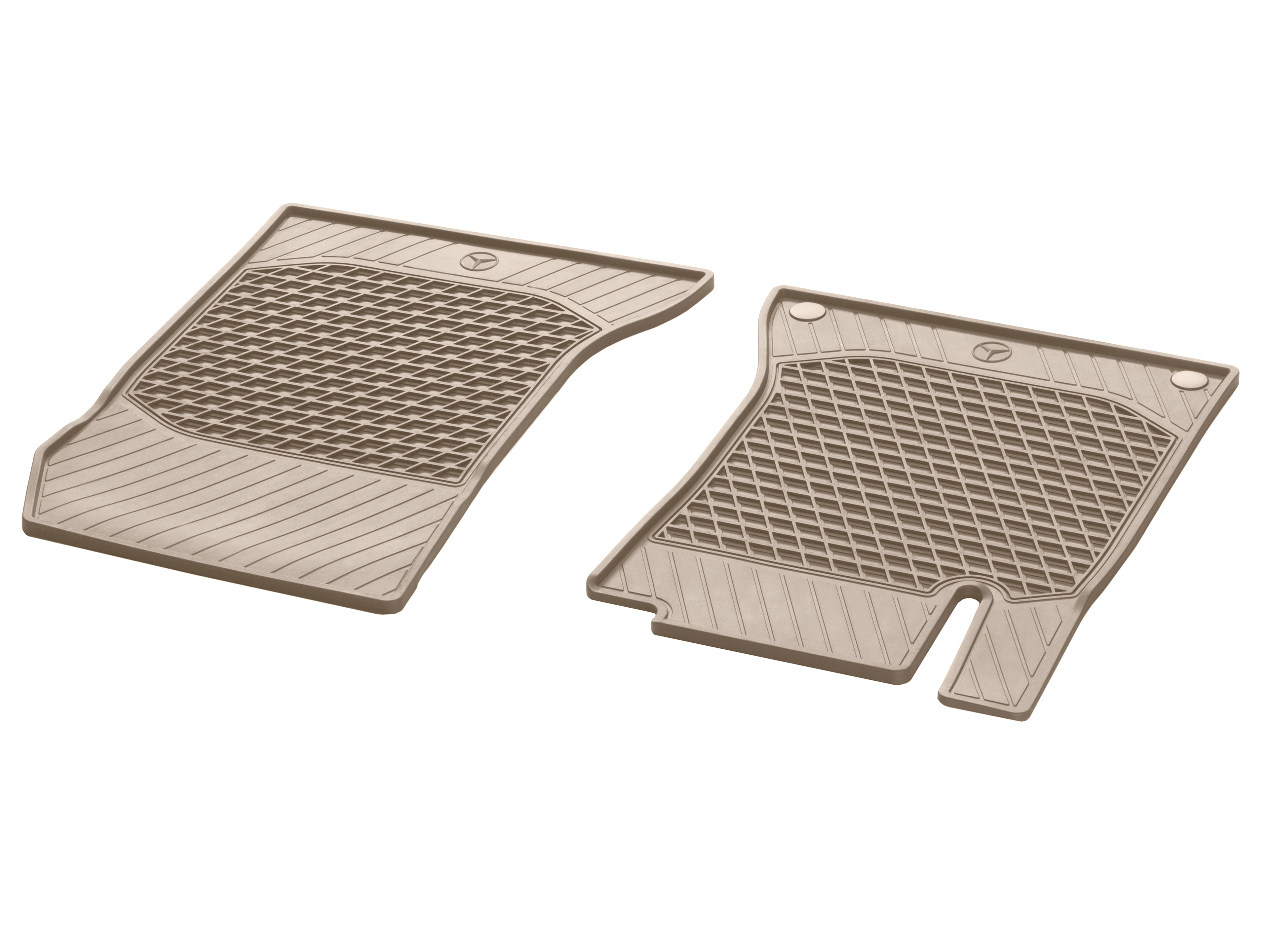 Allwettermatten, CLASSIC, Fahrer-/Beifahrermatte, 2-teilig - LL, seidenbeige