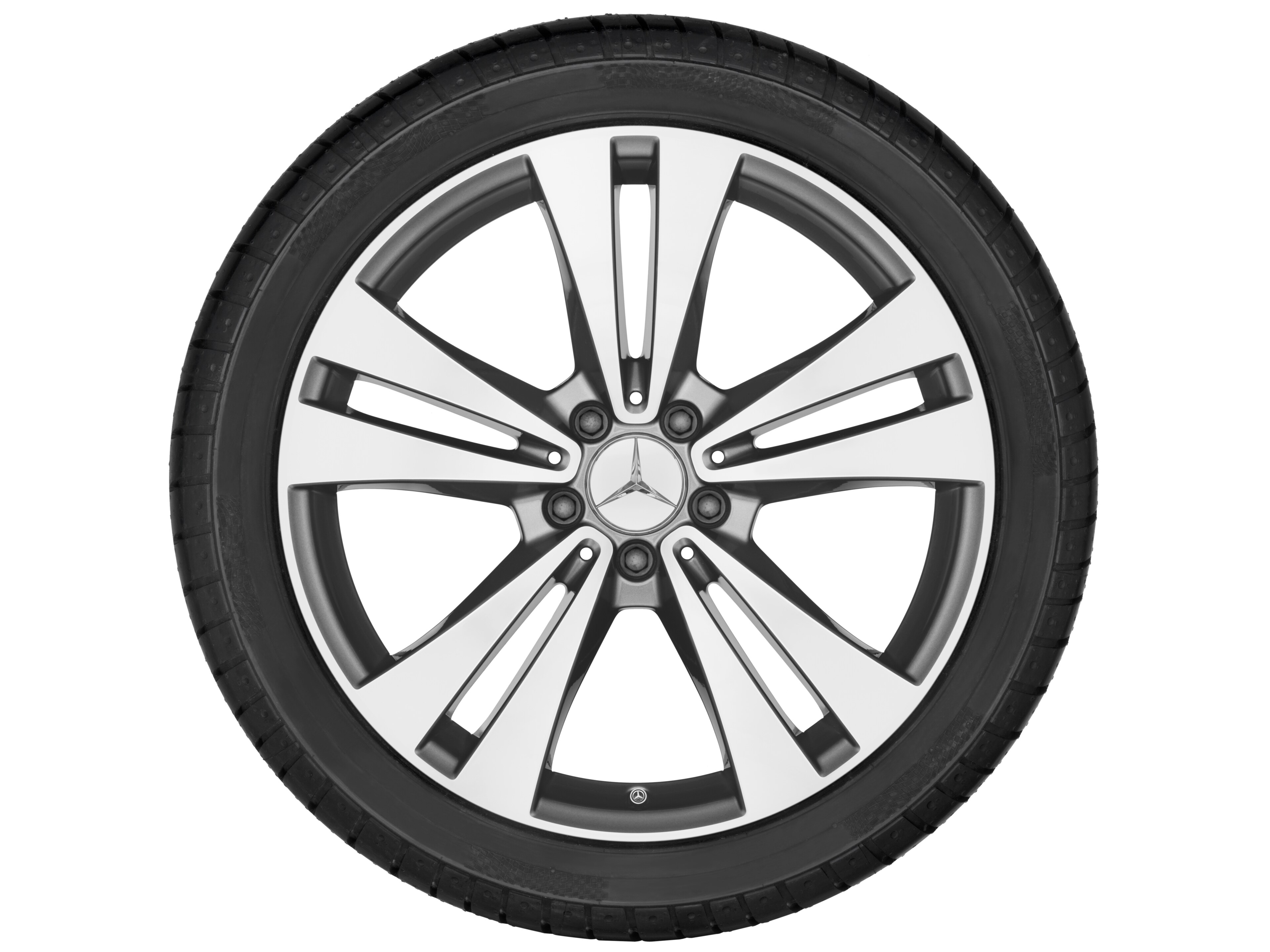 5-twin-spoke wheel, 48.3 cm (19-inch) - 8,5 J x 19 ET 34,5, himalaya grey, high-sheen