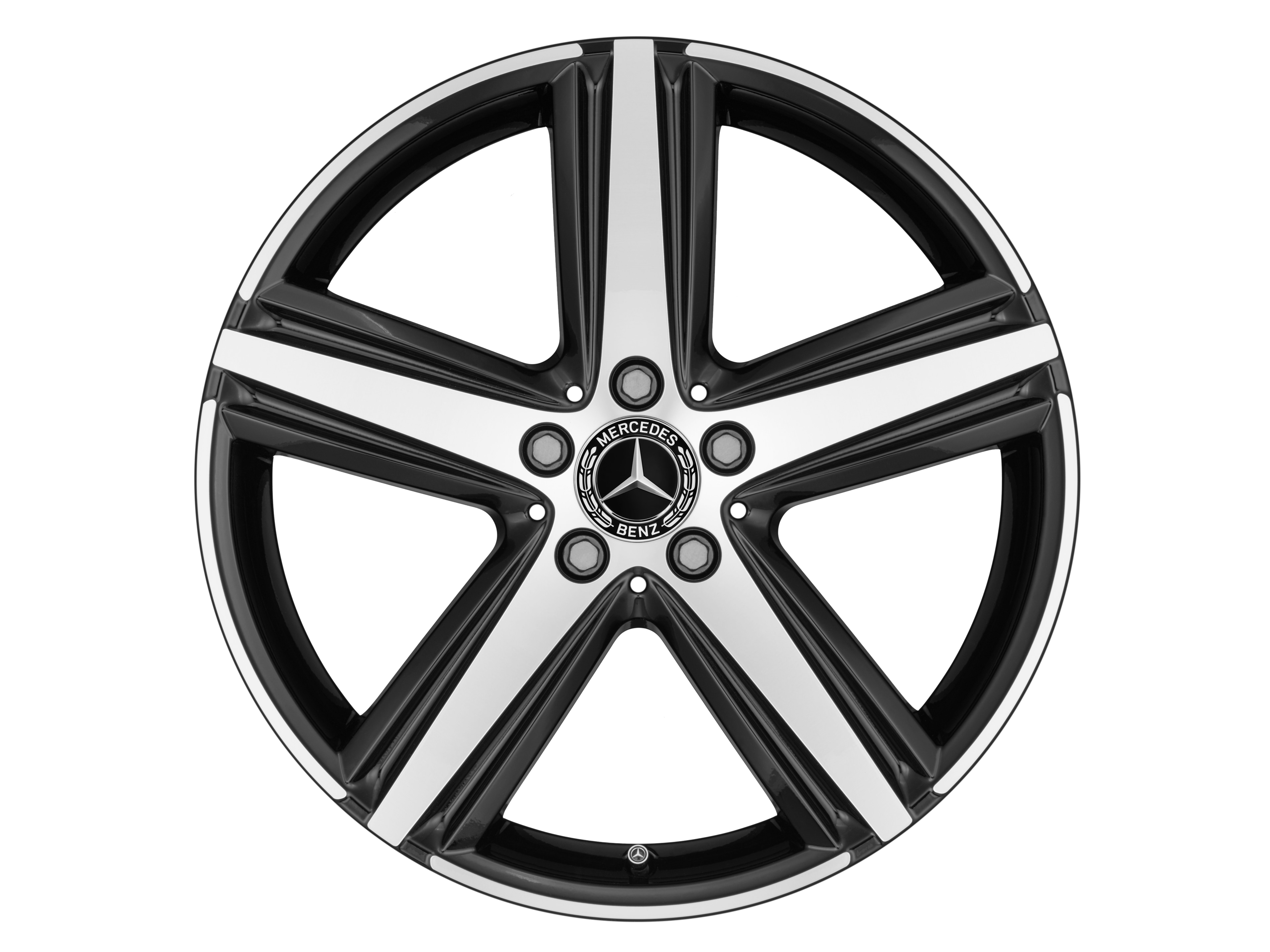 5-spoke wheel, 48.3 cm (19-inch), High-sheen finish - 7,5 J x 19 ET 49, black, high-sheen