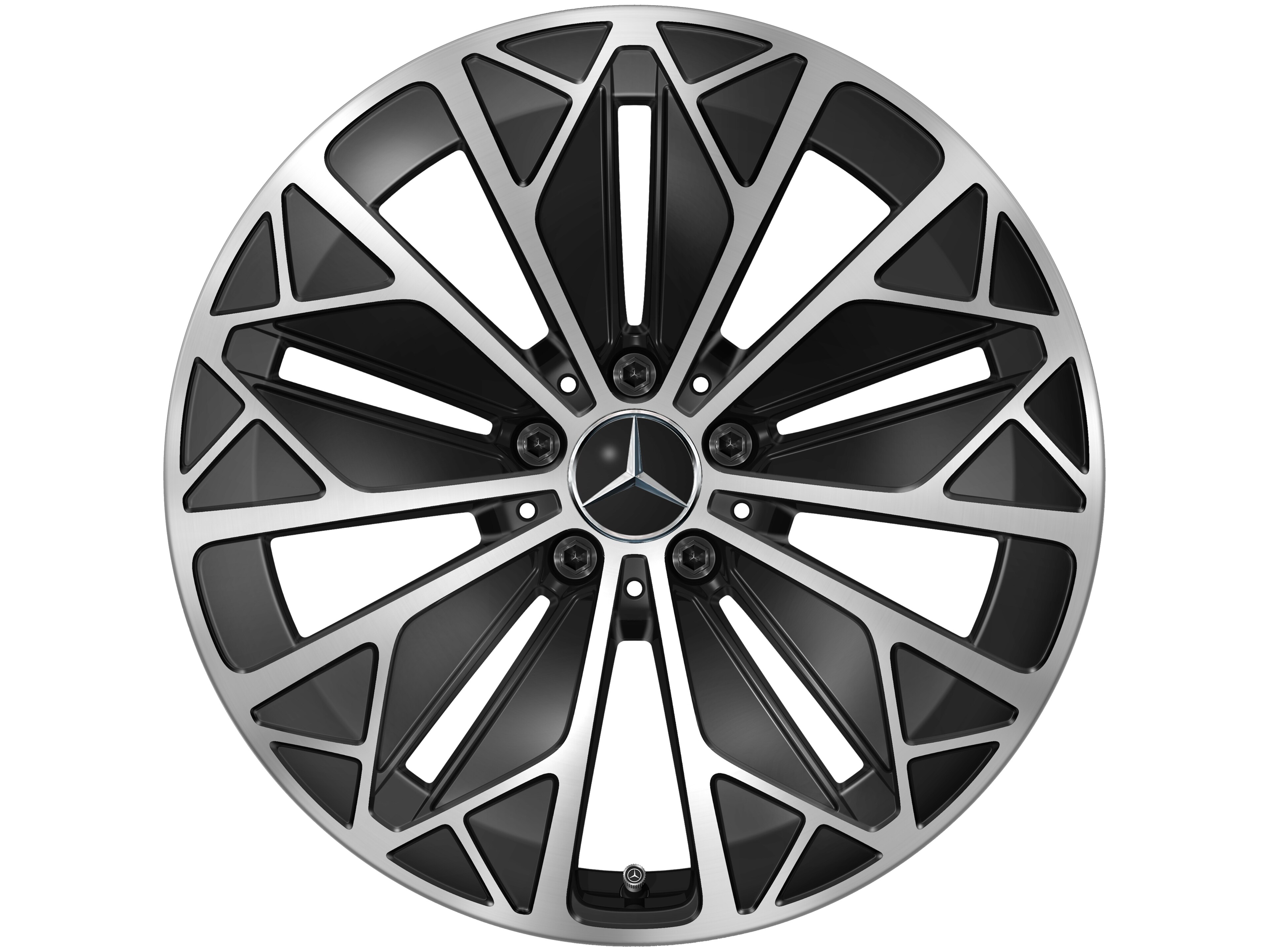 Multi-spoke wheel, 48.3 cm (19-inch), passenger car