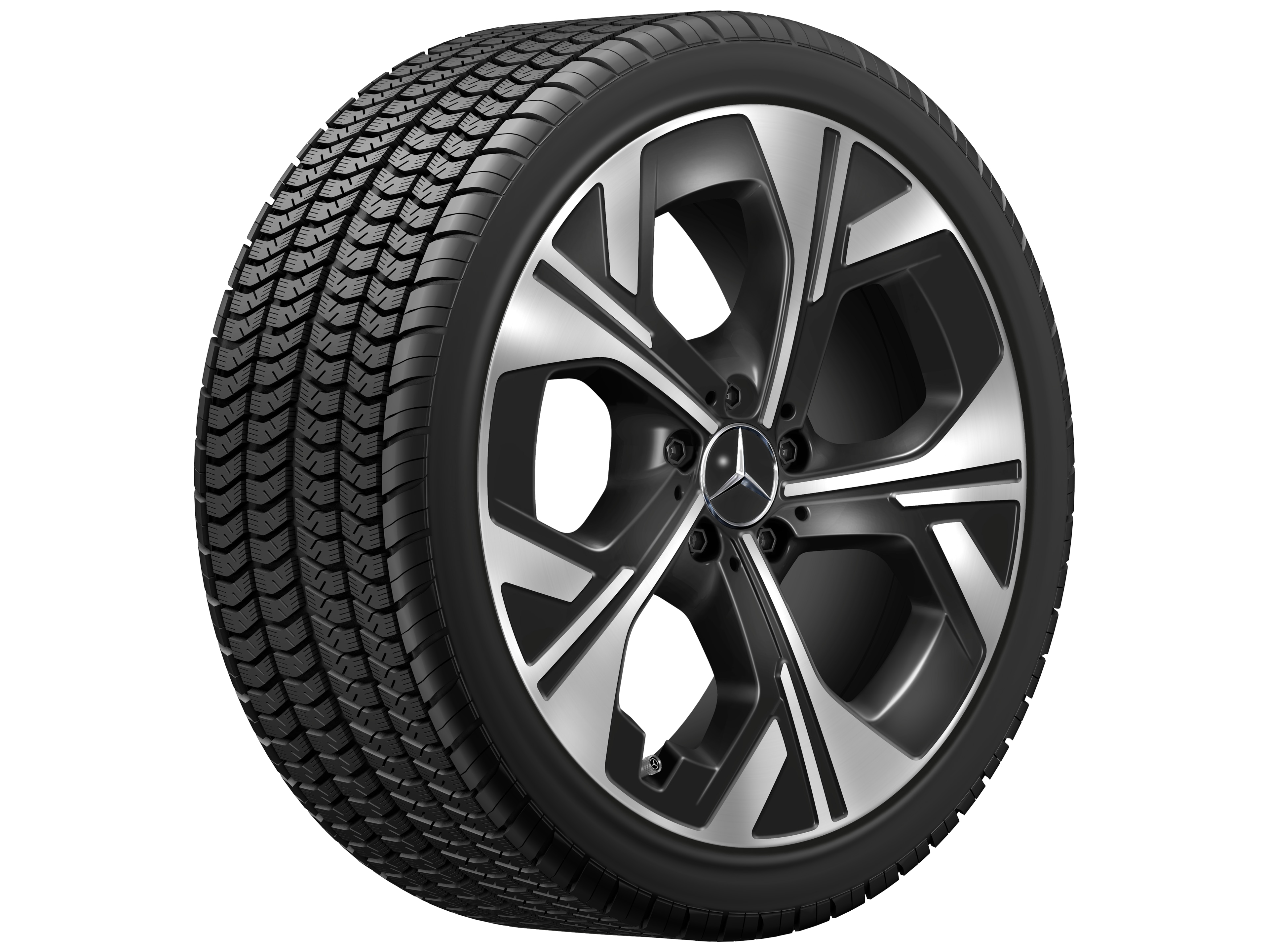 5-hole wheel - 255/45 R19 XL 104T, 9 J x 19 ET 60,8