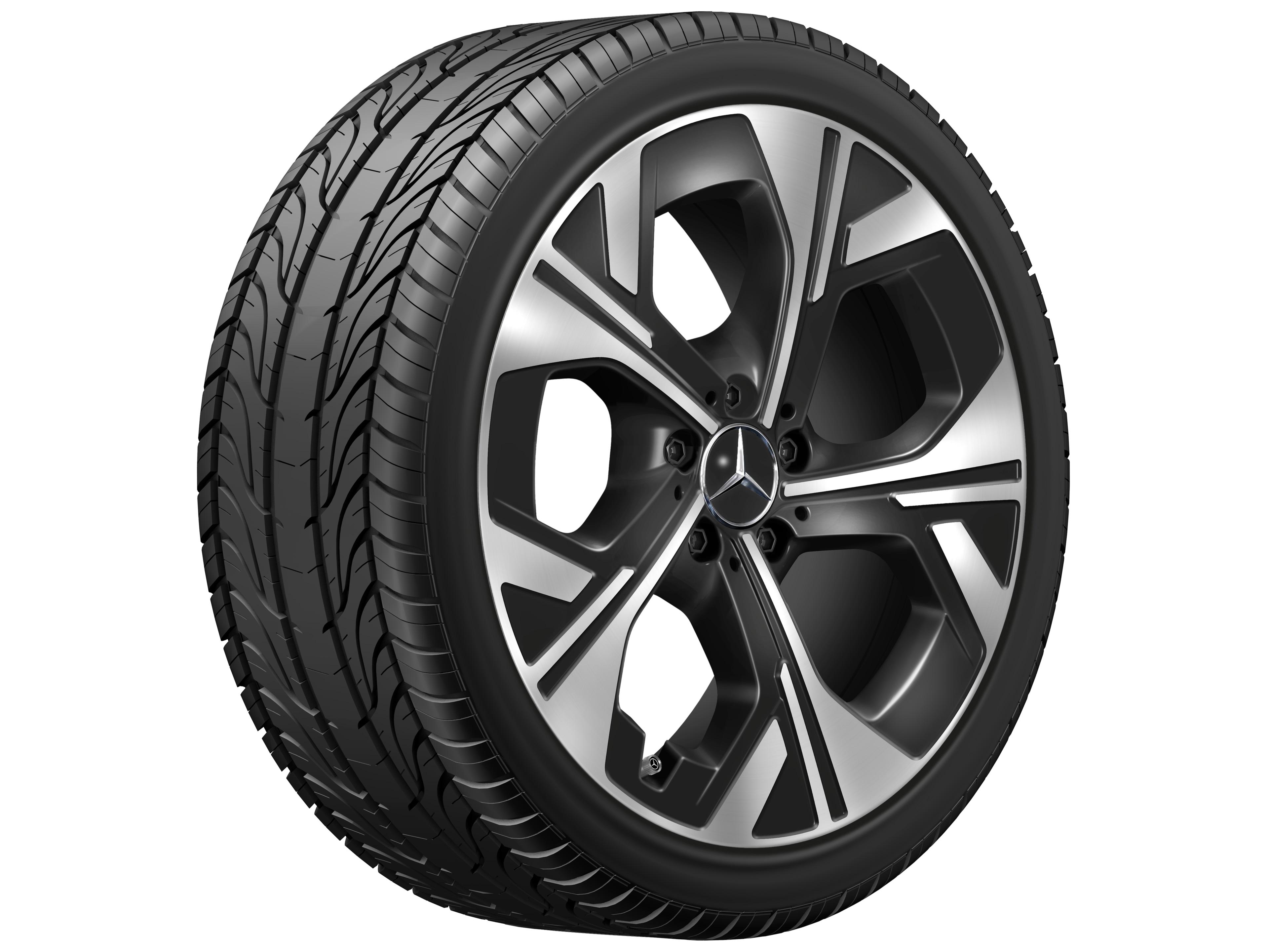 5-hole wheel - 255/45 R19 XL 104T, 9 J x 19 ET 60,8
