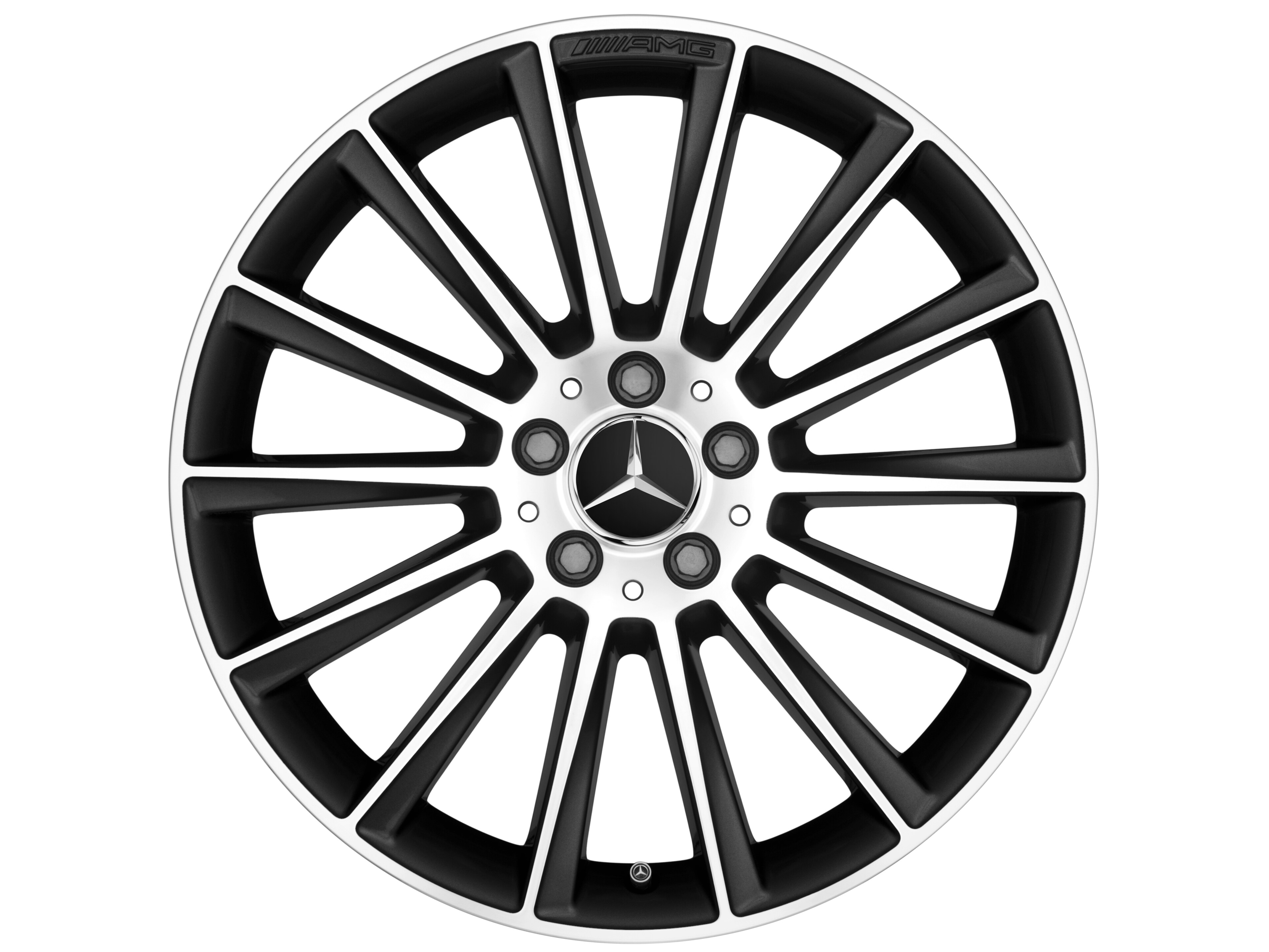 AMG multi-spoke wheel, 50.8 cm (20-inch) - 8,5 J x 20 ET 40, black, high-sheen