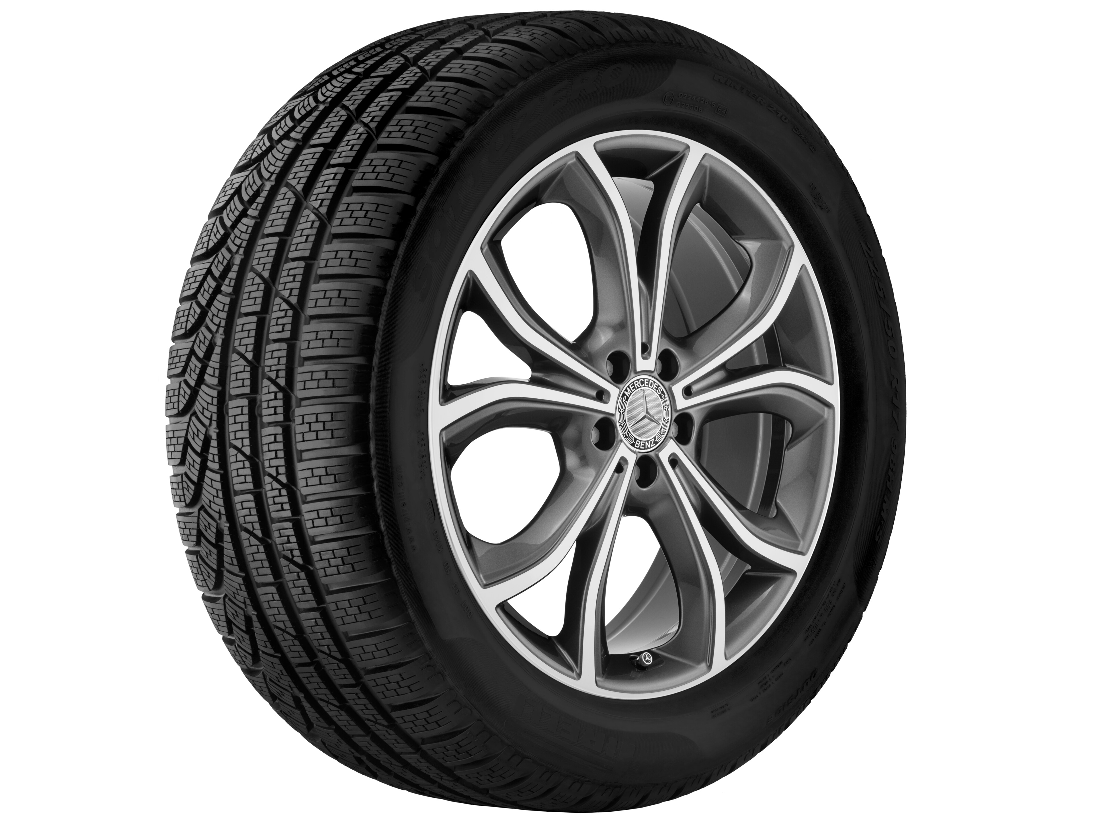 5-twin-spoke wheel, 50.8 cm (20-inch), High-sheen finish - 9 J x 20 ET 53, tremolite metallic, high-sheen