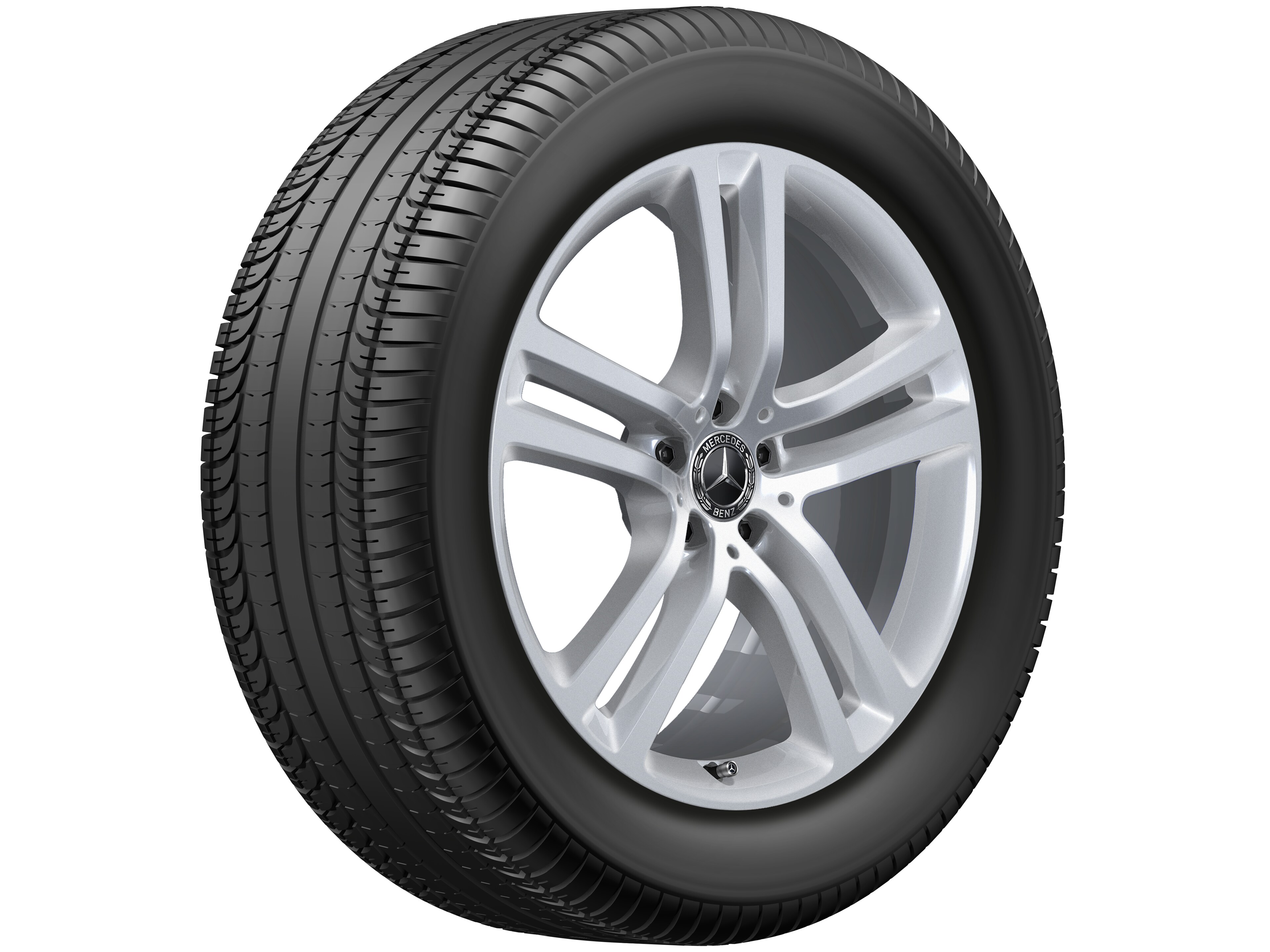 5-twin-spoke wheel, 50.8 cm (20-inch) - 8,5 J x 20 ET 42, vanadium silver, painted