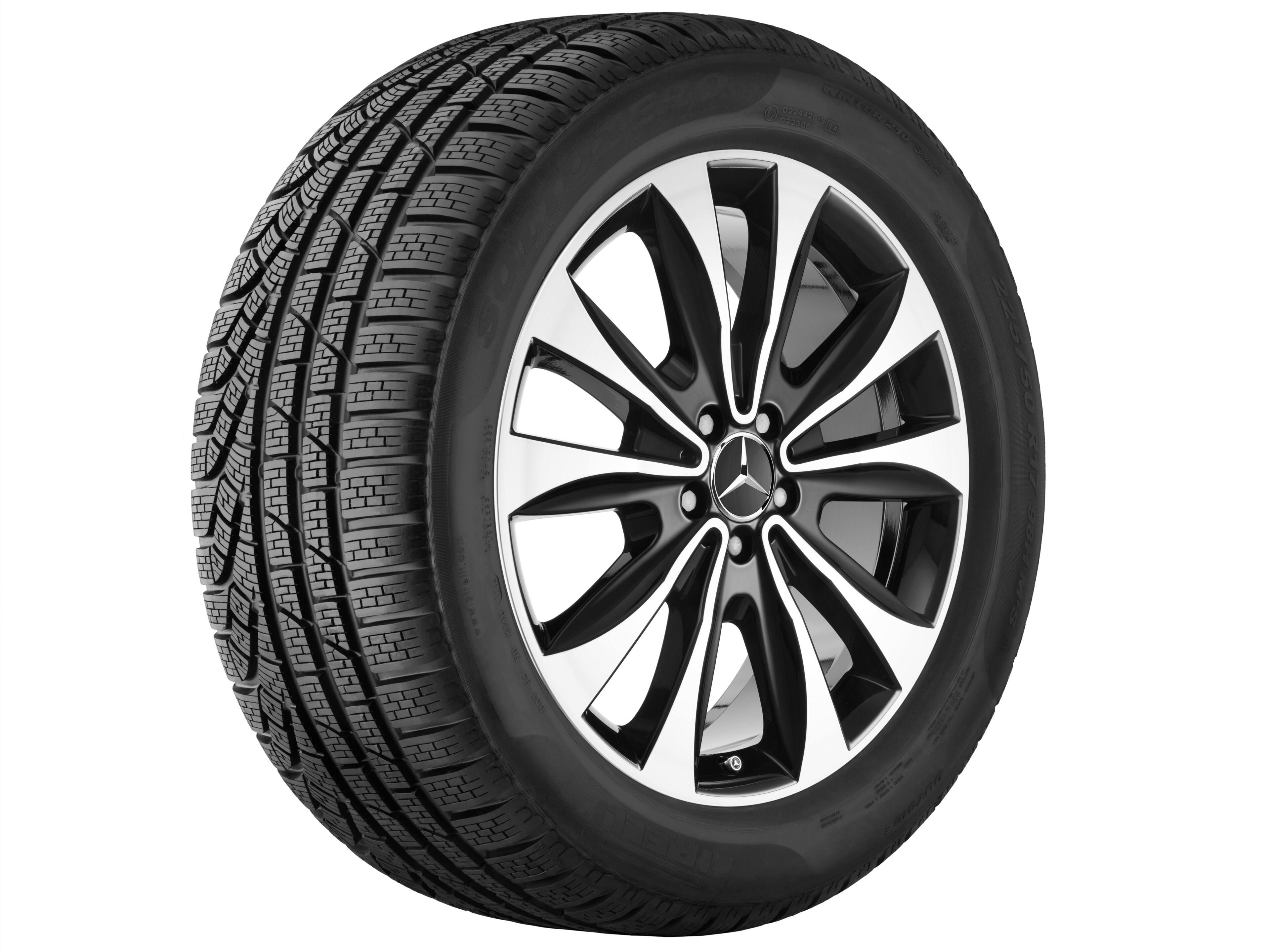 10-spoke wheel, 50.8 cm (20-inch), High-sheen finish - 8,5 J x 20 ET 62, black, high-sheen
