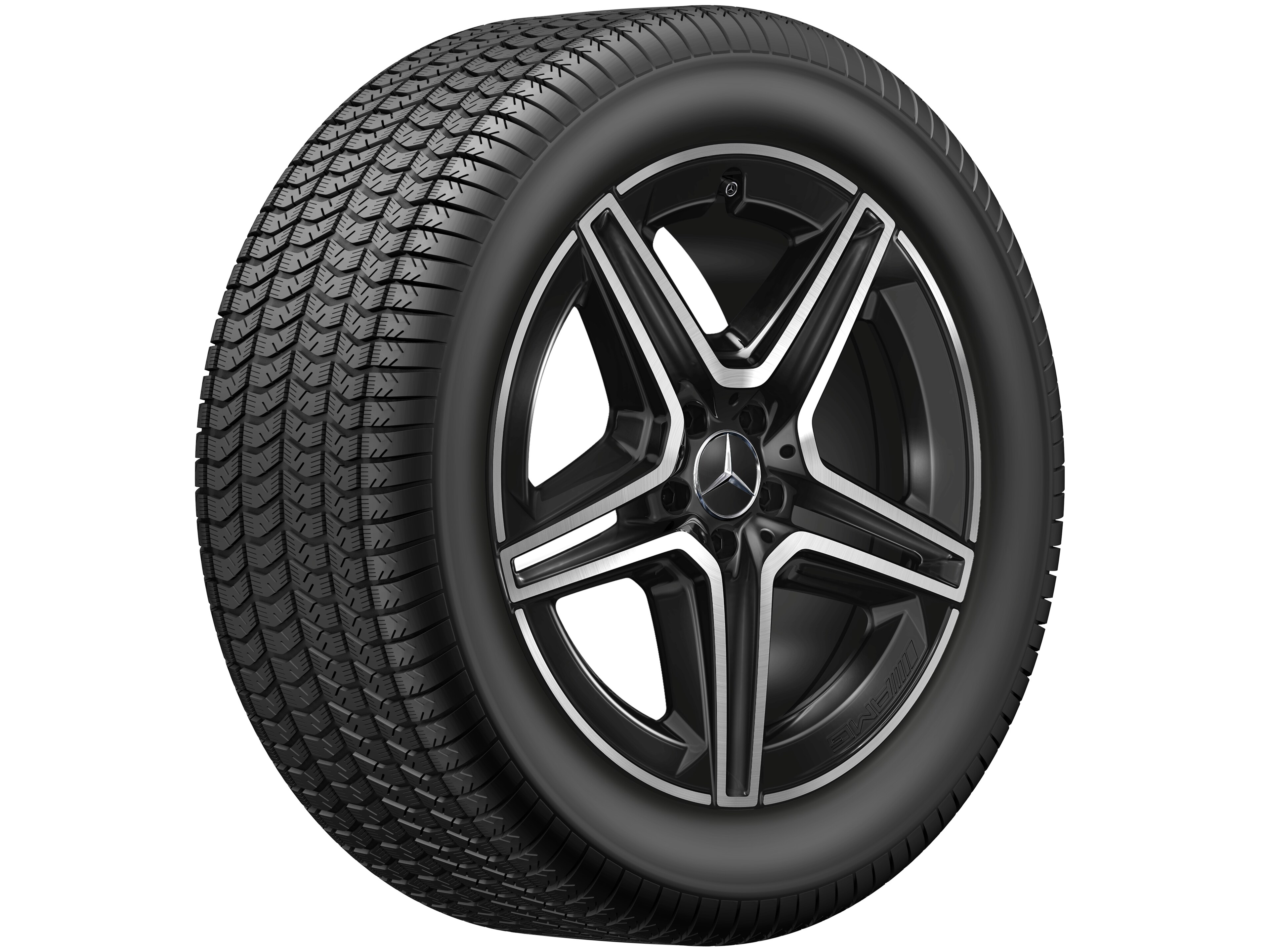 AMG 5-twin-spoke wheel, 50.8 cm (20-inch) - 9 J x 20 ET 57, black, high-sheen