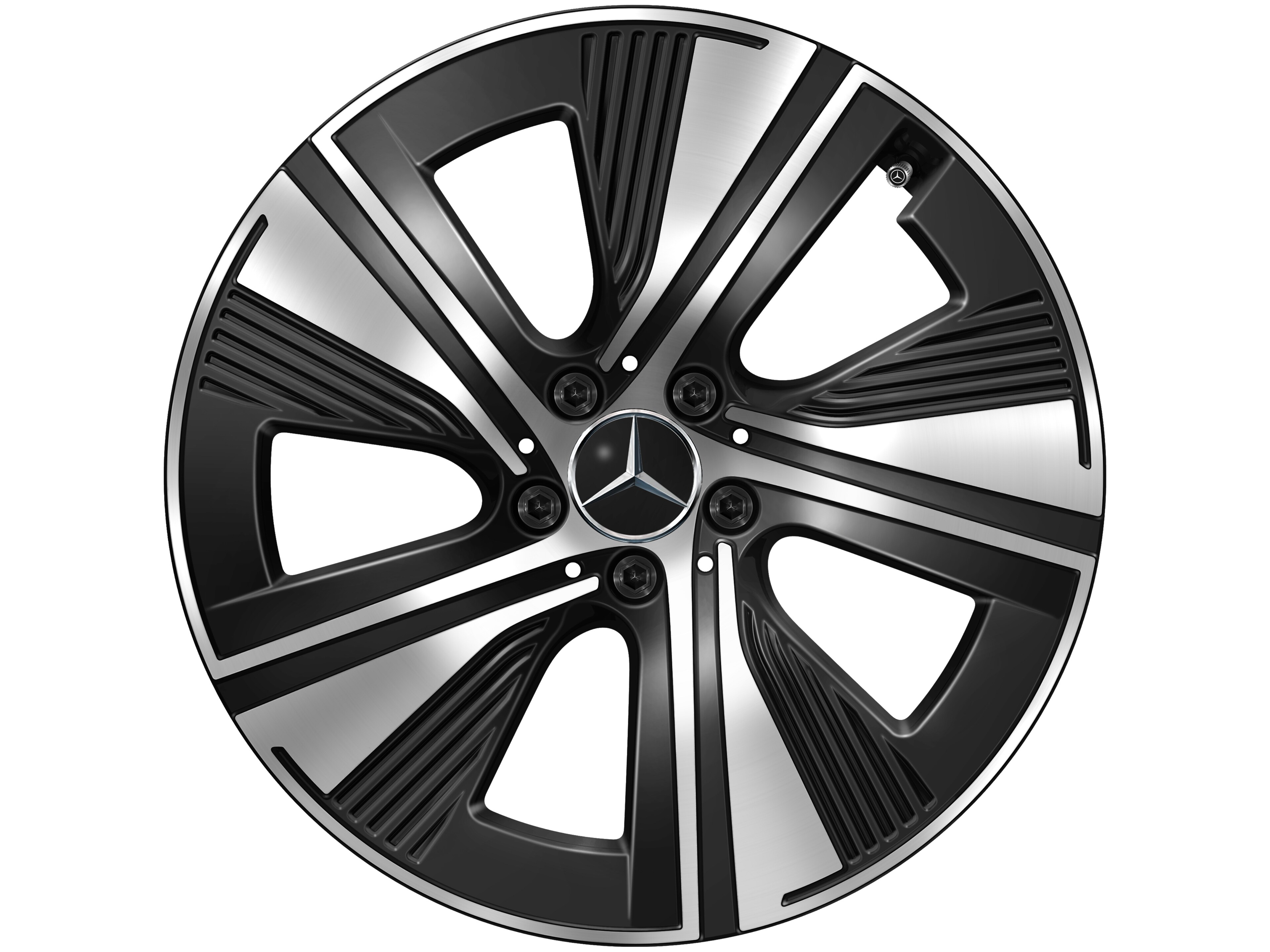 5-hole wheel, Aero, 48.3 cm (19-inch) - 9 J x 19 ET 66, black, high-sheen