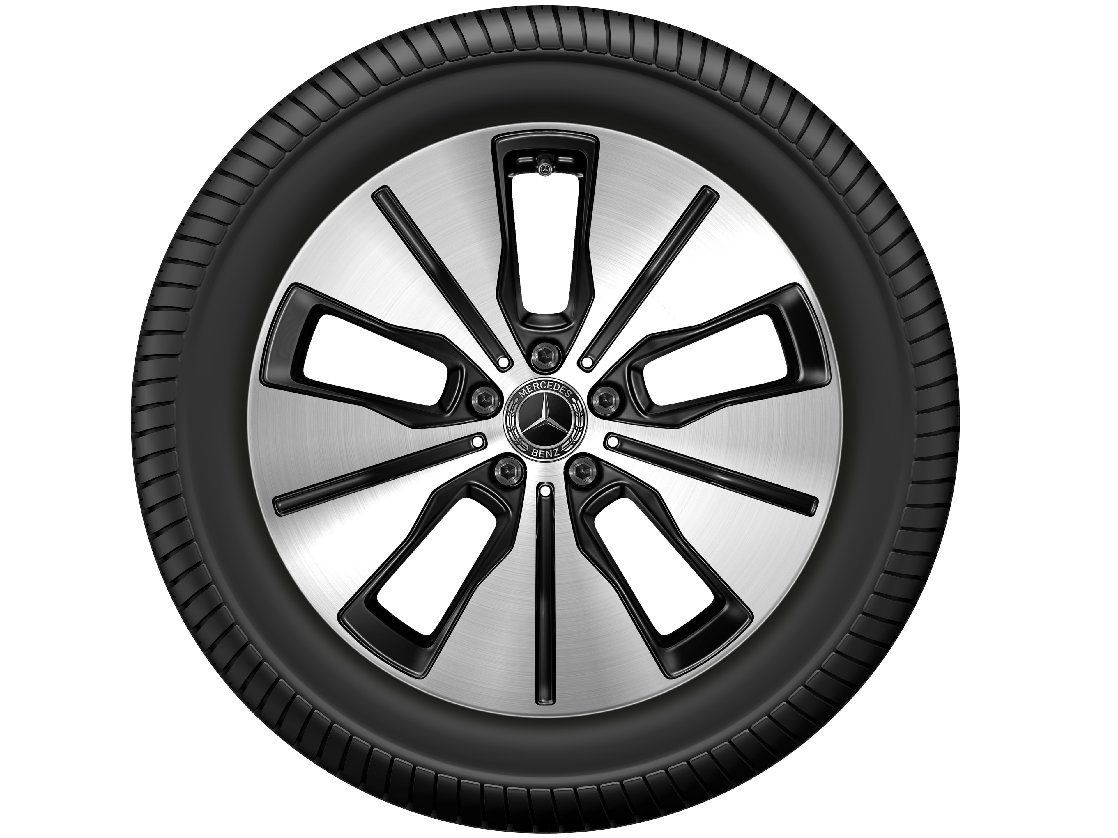 5-spoke wheel, Aero, 48.3 cm (19-inch), High-sheen finish - 8 J x 19 ET 34, black, high-sheen