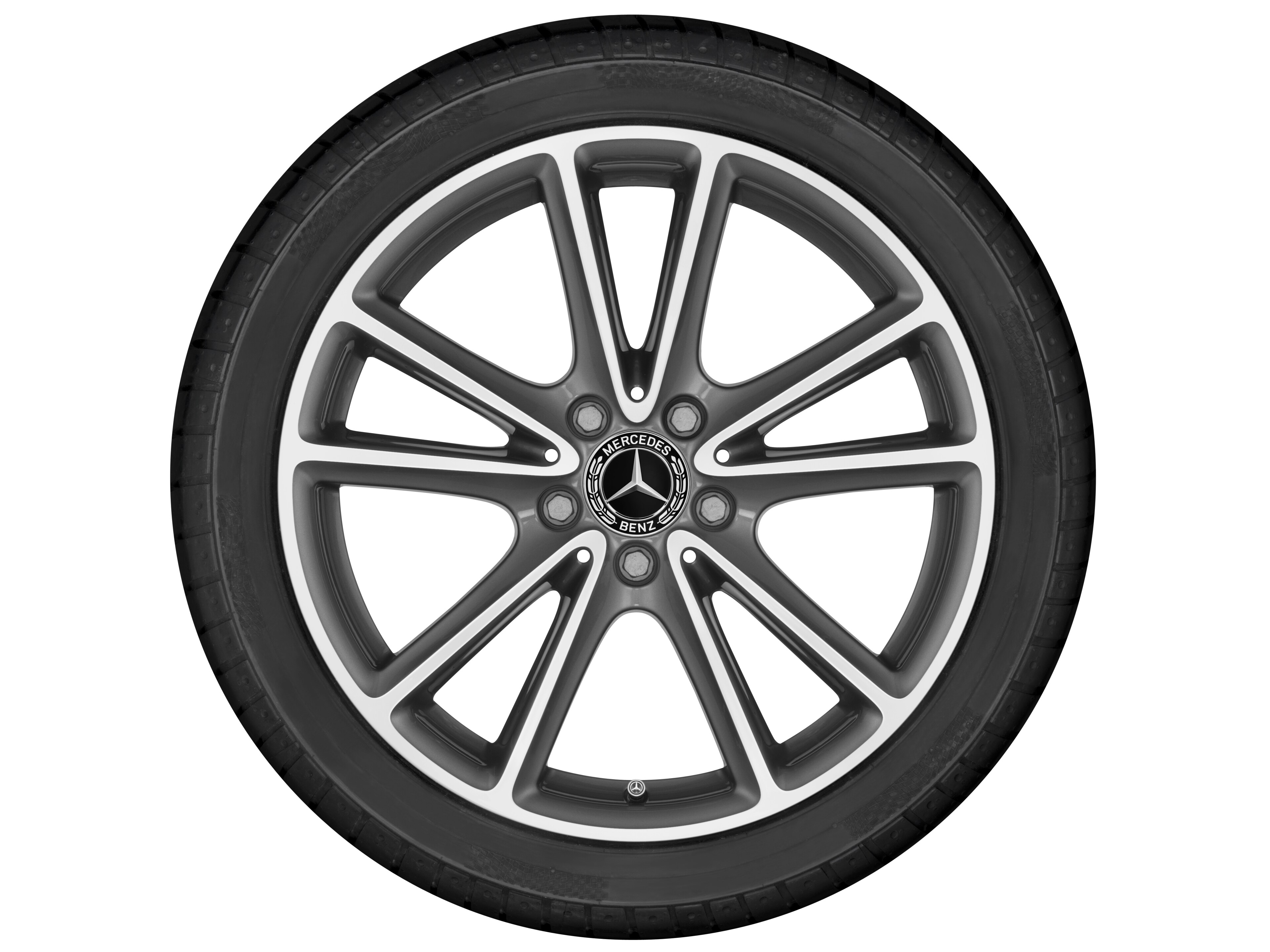 5-twin-spoke wheel, 45.7 cm (18-inch) - 9 J x 18 ET 33, tremolite metallic, high-sheen
