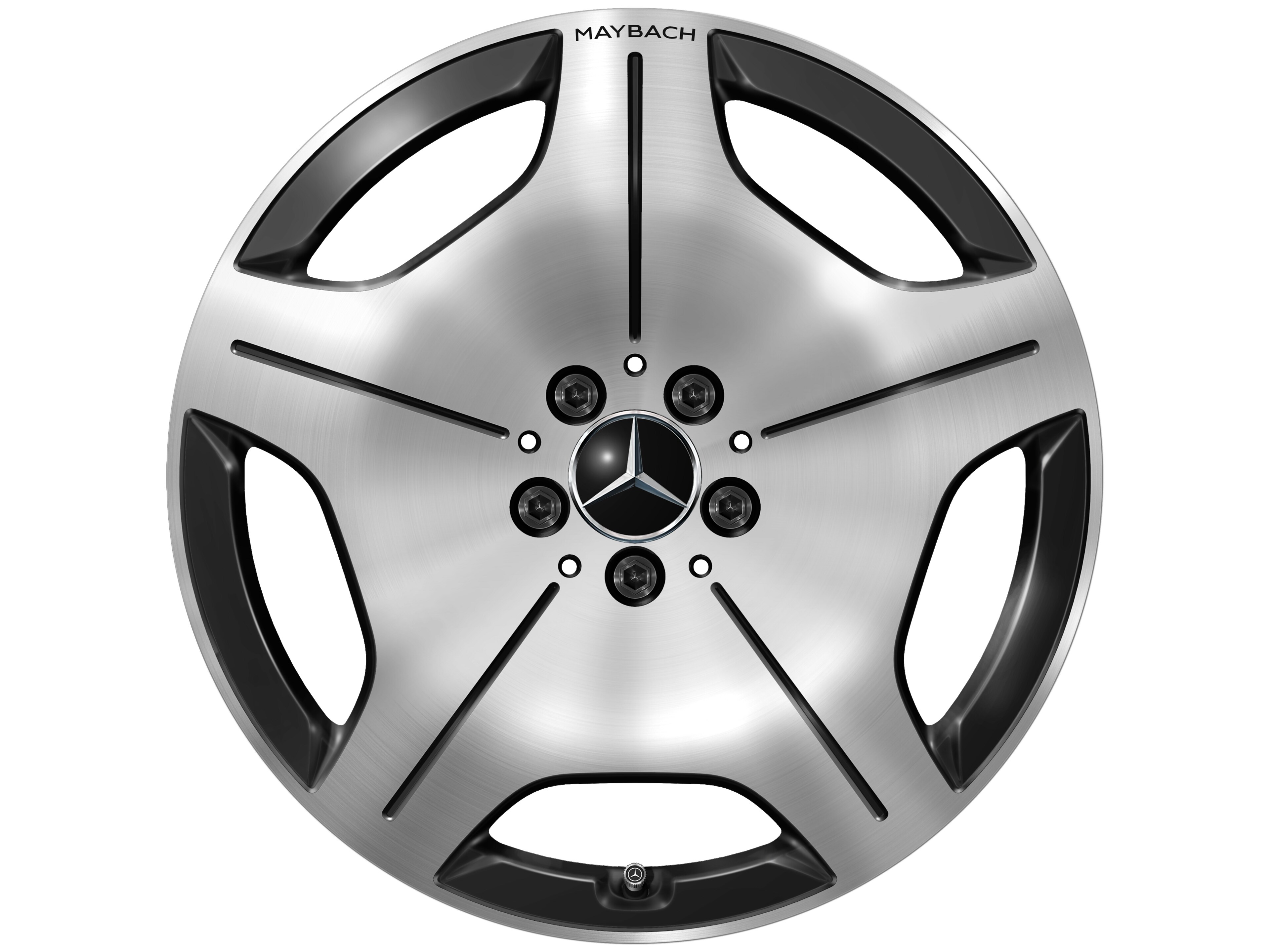 5-hole wheel, 48.3 cm (19-inch) - 8,5 J x 19 ET 31,5, black, high-sheen