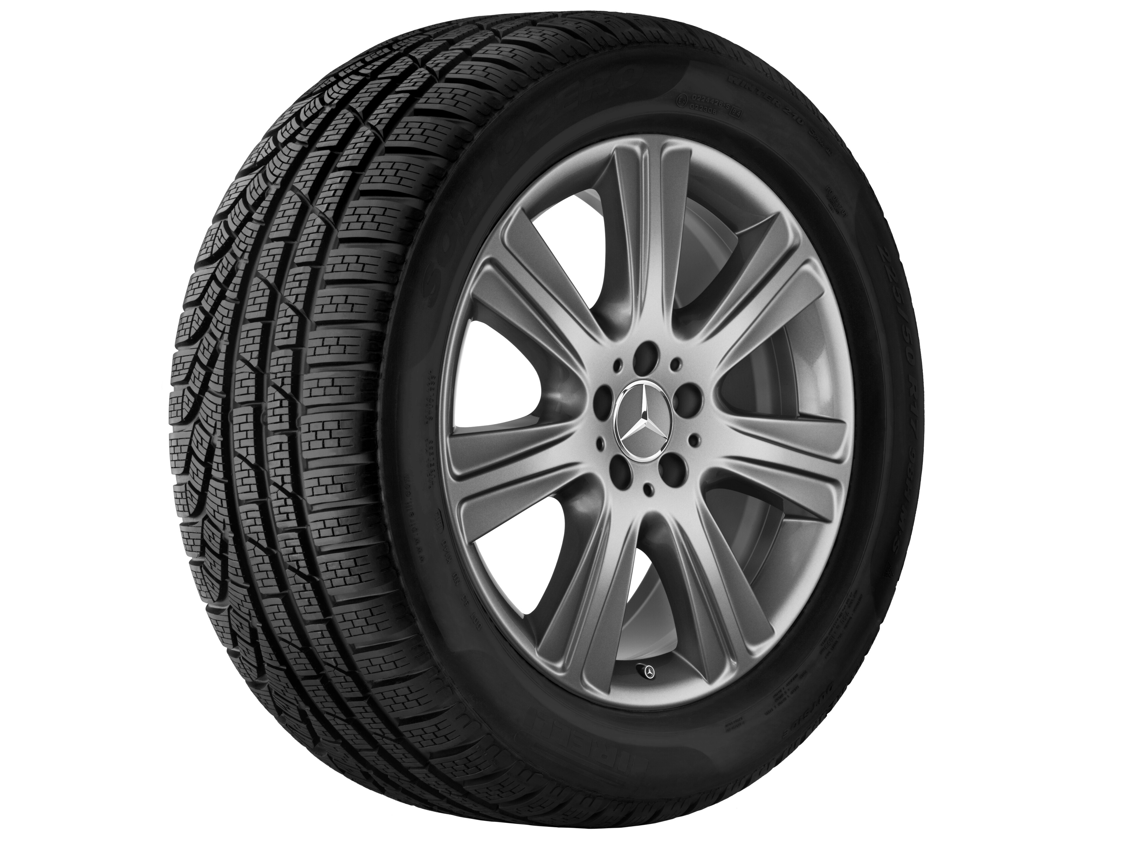 7-spoke wheel, 48.3 cm (19-inch) - 9,5 J x 19 ET 43,5, himalaya grey