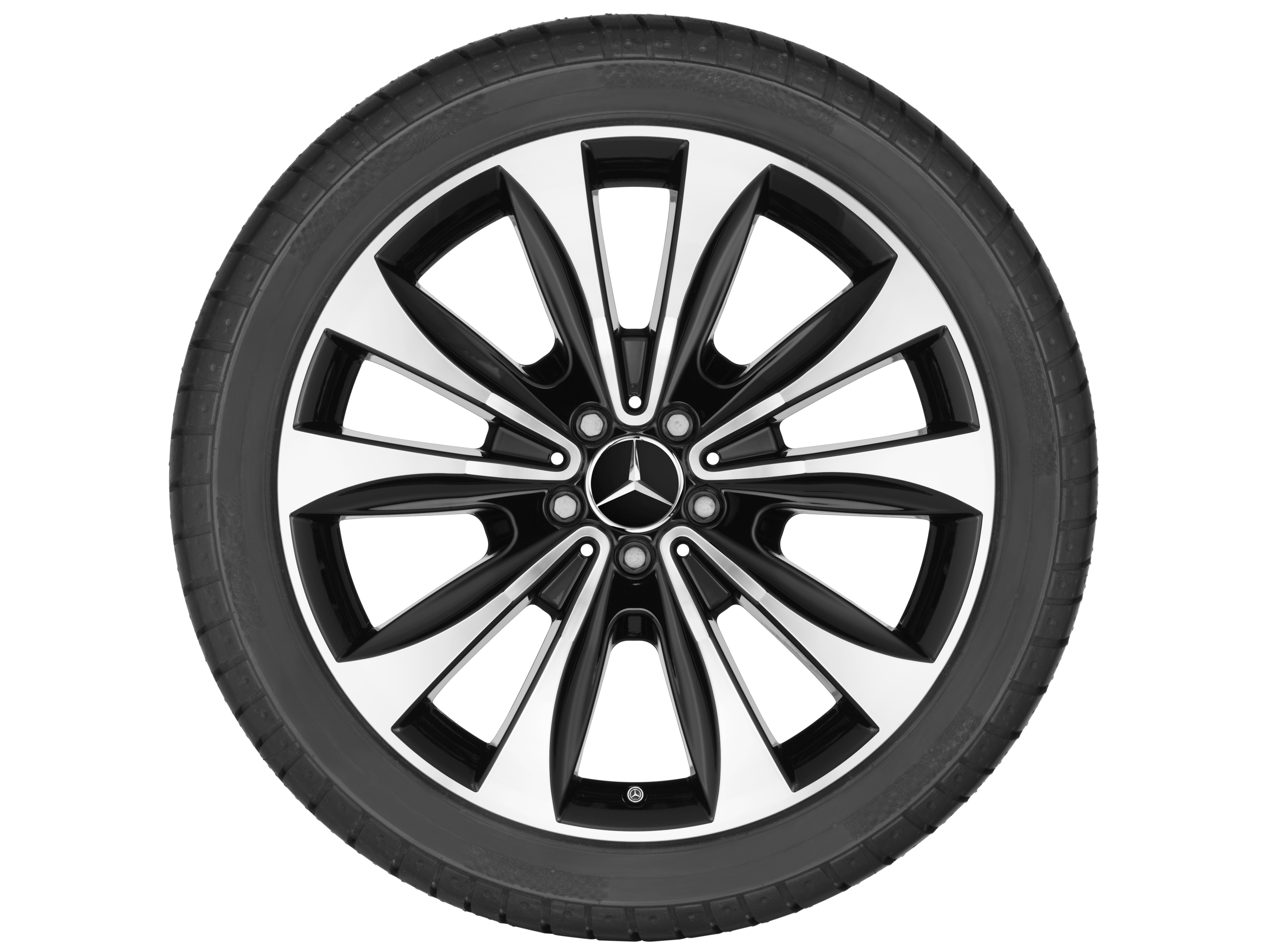 10-spoke wheel, 50.8 cm (20-inch), High-sheen finish - 8,5 J x 20 ET 62, black, high-sheen