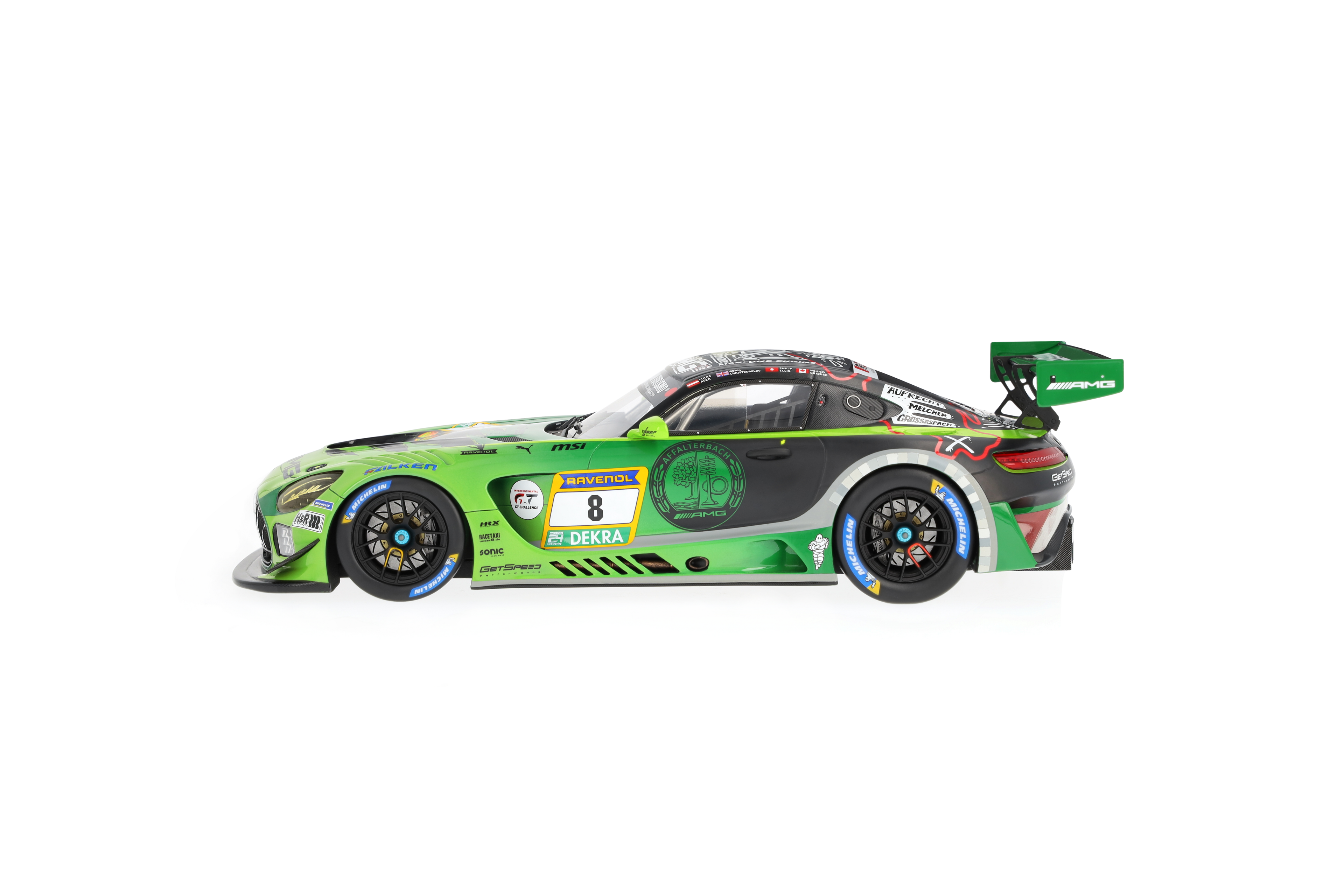 Mercedes-AMG GT3, ADAC RAVENOL 2024 24h Nürburgring, C190 - light green magno, Minimax, 1:18