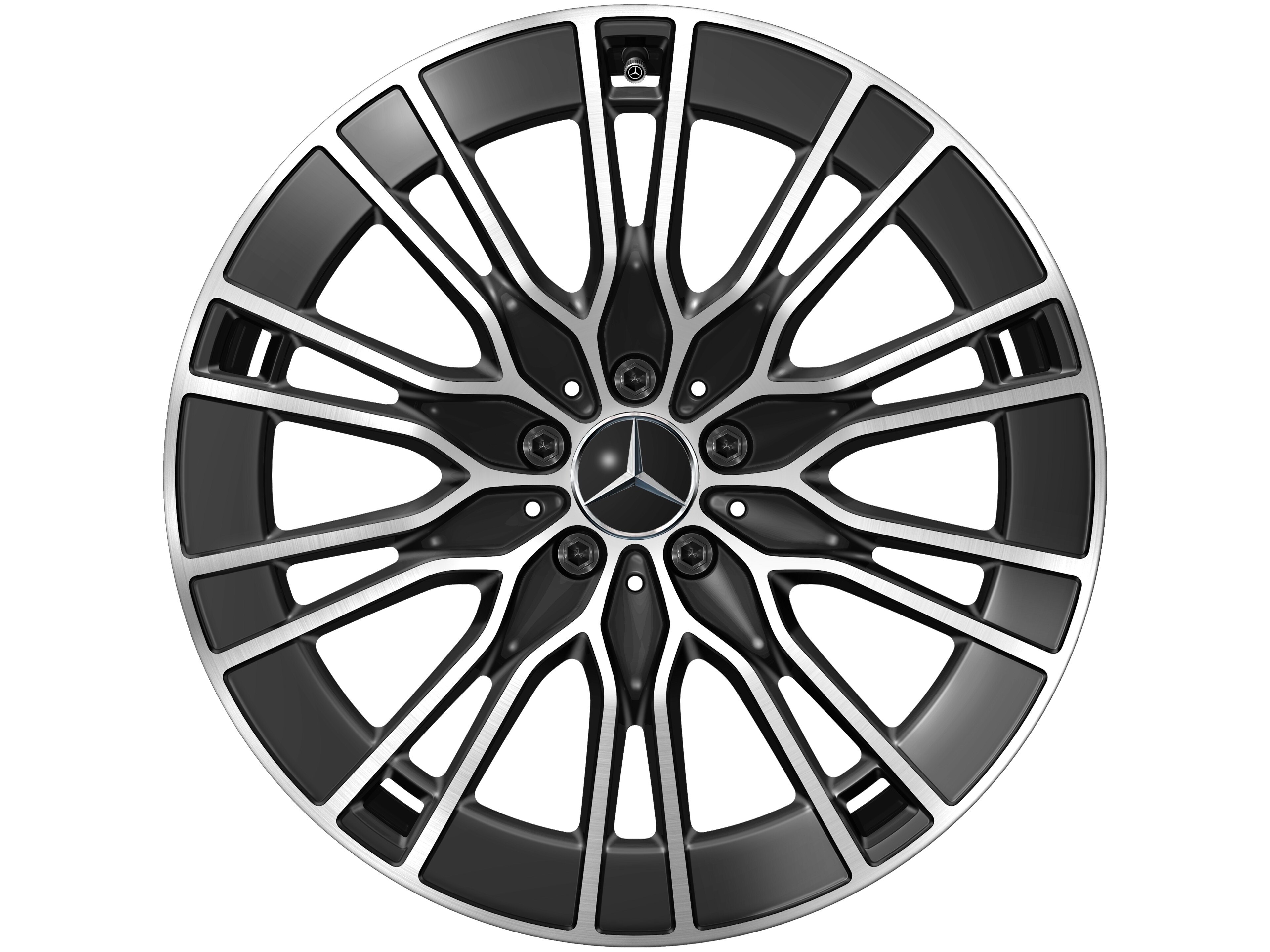10-twin-spoke wheel, Aero, 50.8 cm (20-inch), High-sheen finish - 8,5 J x 20 ET 35,5, black, high-sheen