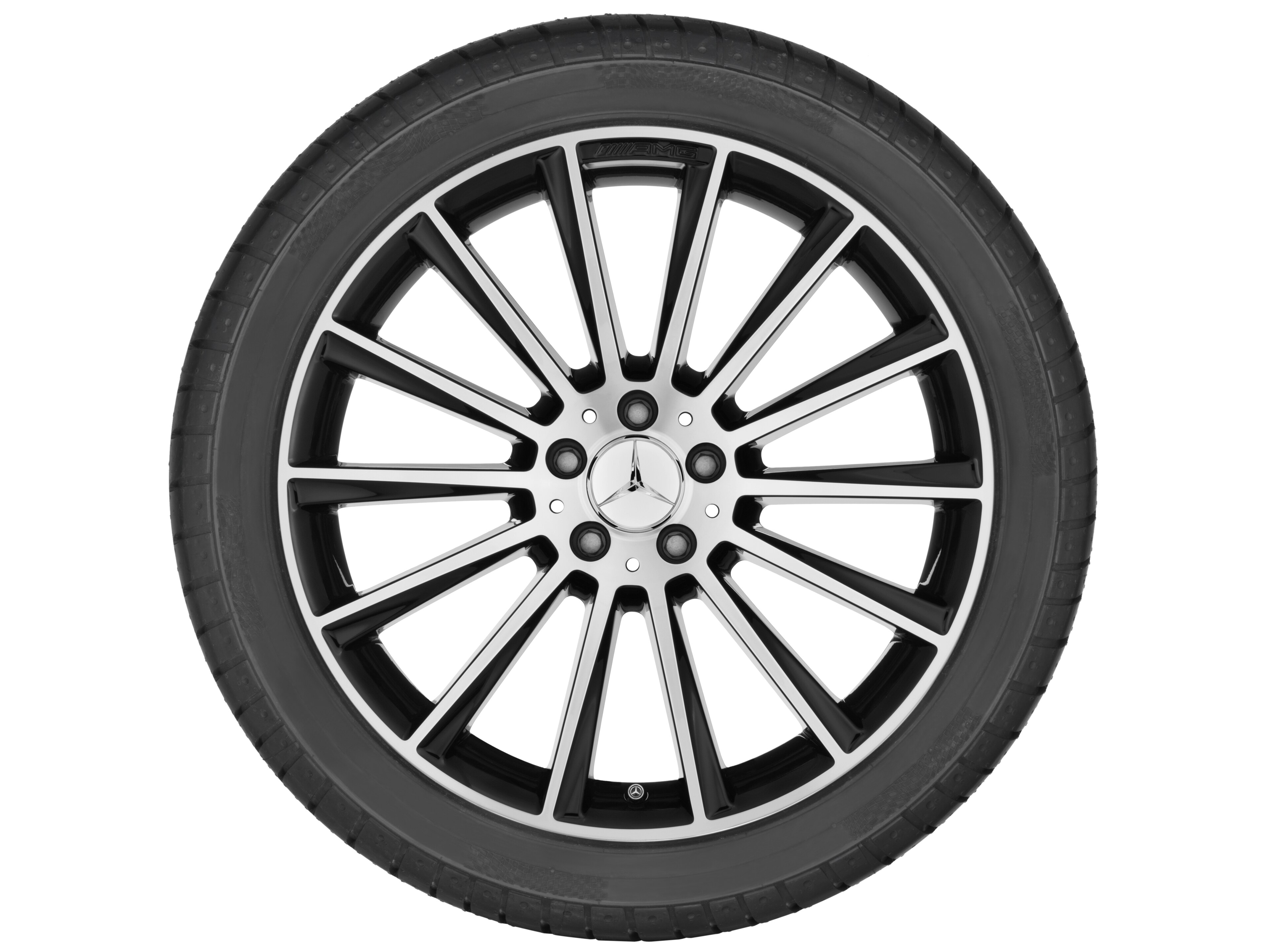 AMG multi-spoke wheel, 50.8 cm (20-inch) - 8,5 J x 20 ET 38, black, high-sheen