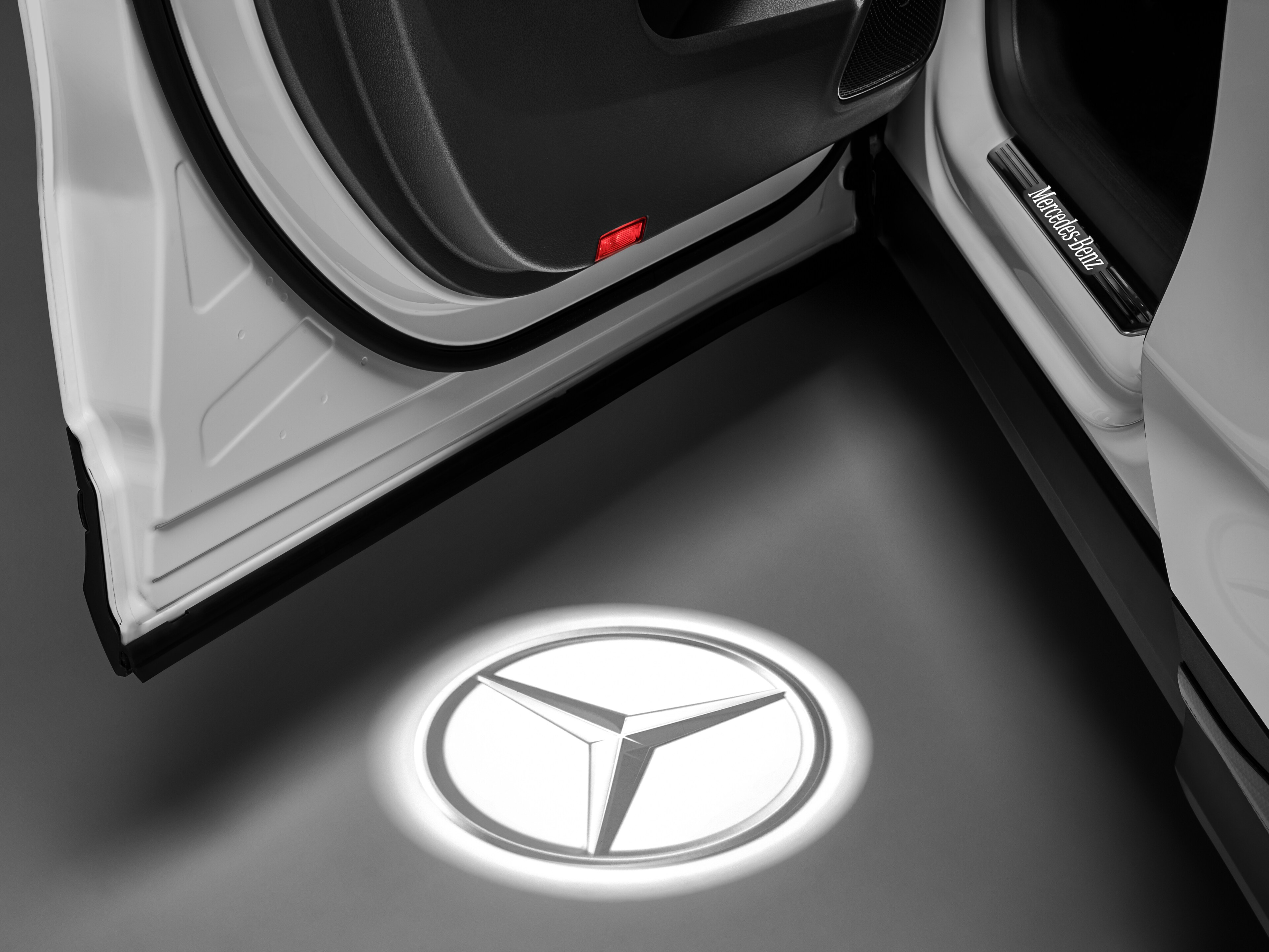 LED logo projector, Mercedes star - 1 set