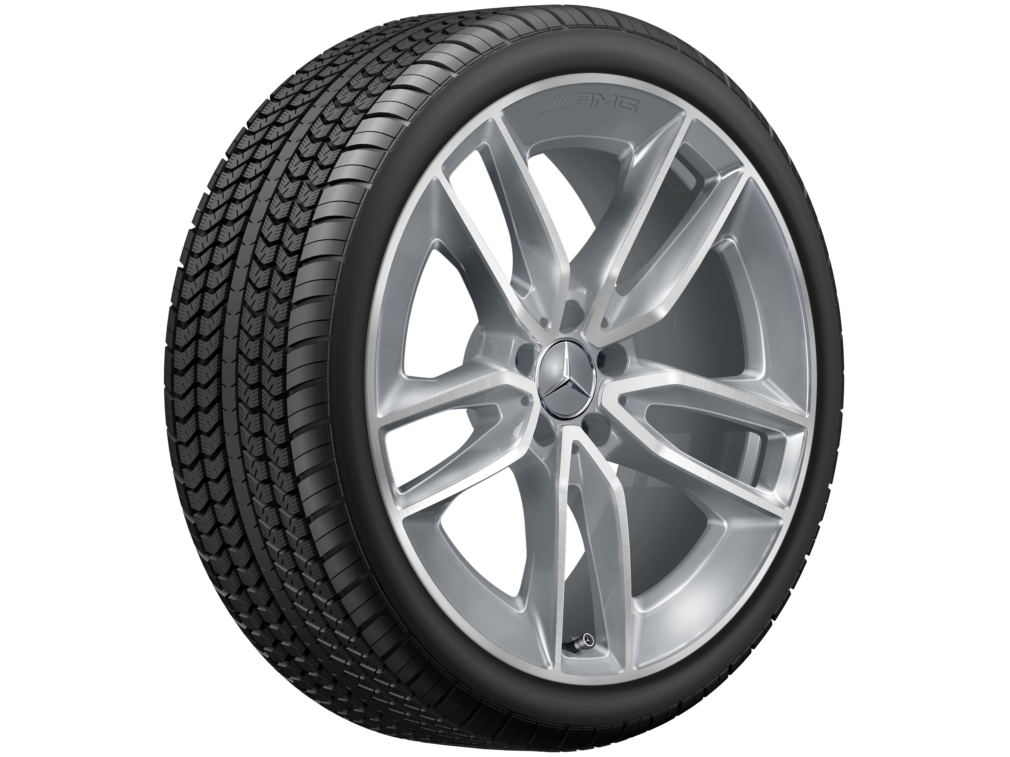 AMG 5-twin-spoke wheel, 50.8 cm (20-inch) - 9 J x 20 ET 49, tremolite metallic, high-sheen