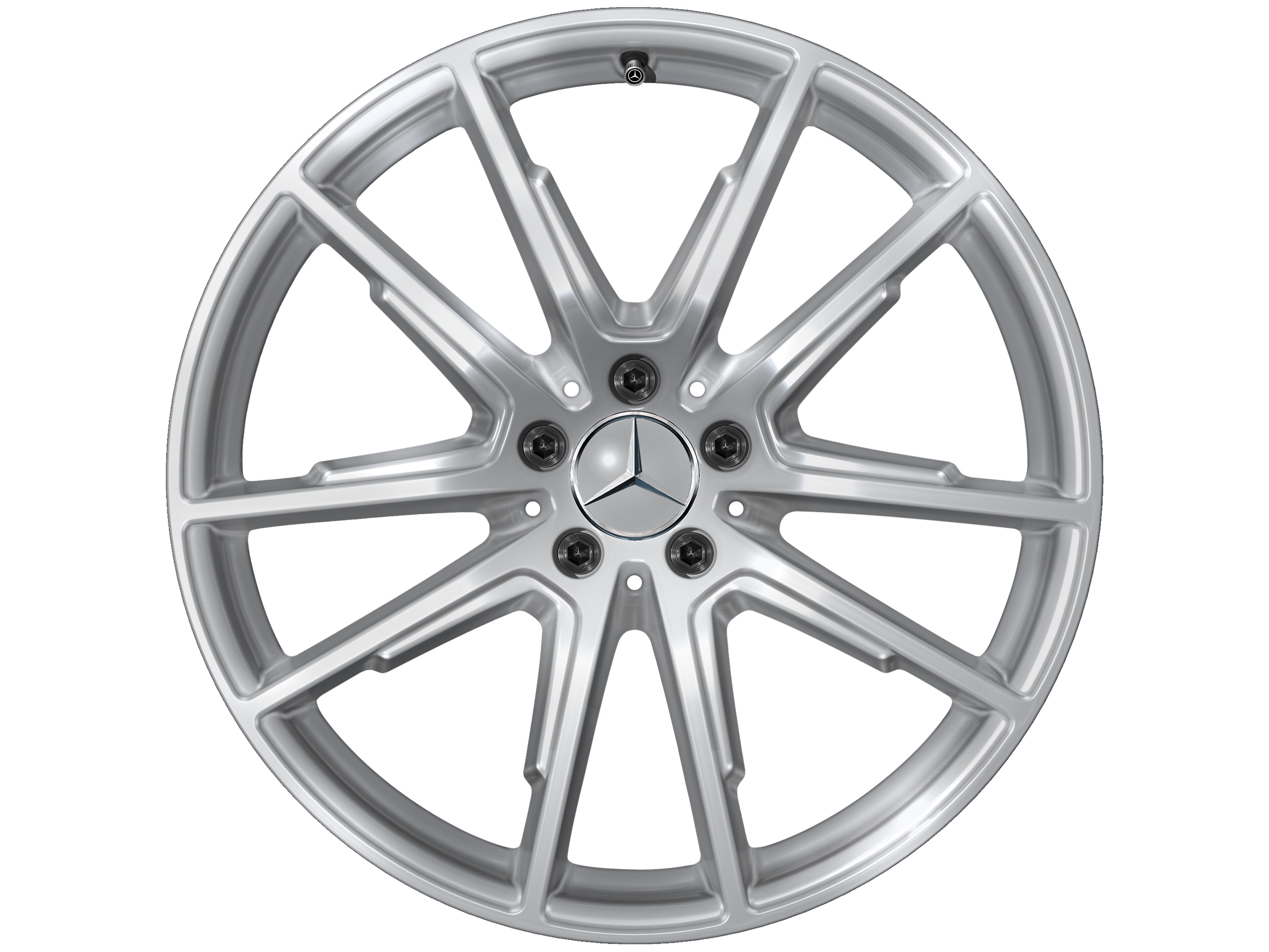 5-twin-spoke wheel, 50.8 cm (20-inch) - 8,5 J x 20 ET 29,5, vanadium silver, painted