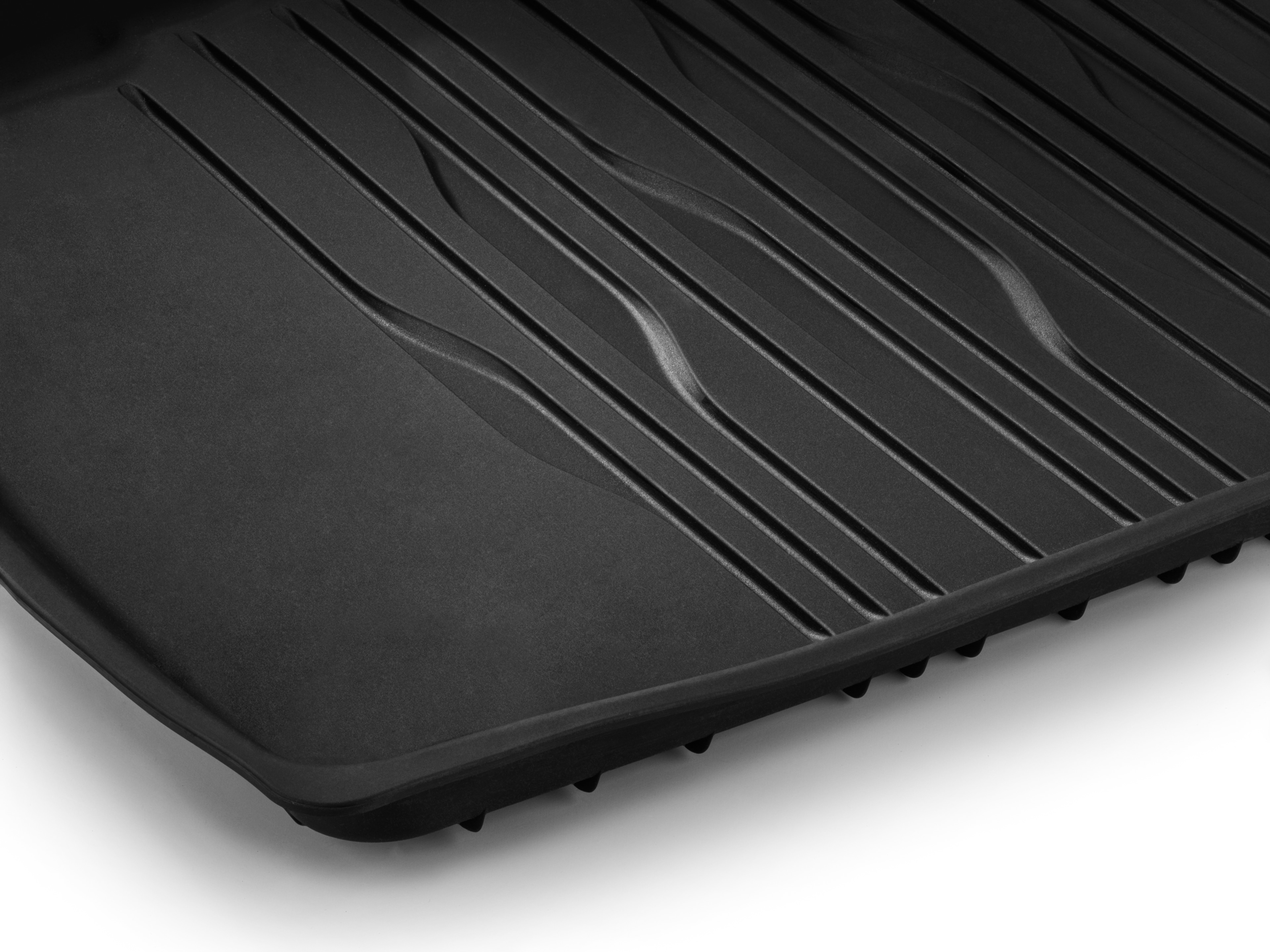All-season floor mats Dynamic Lines, Rear, Set of 2 - LHD/RHD, black