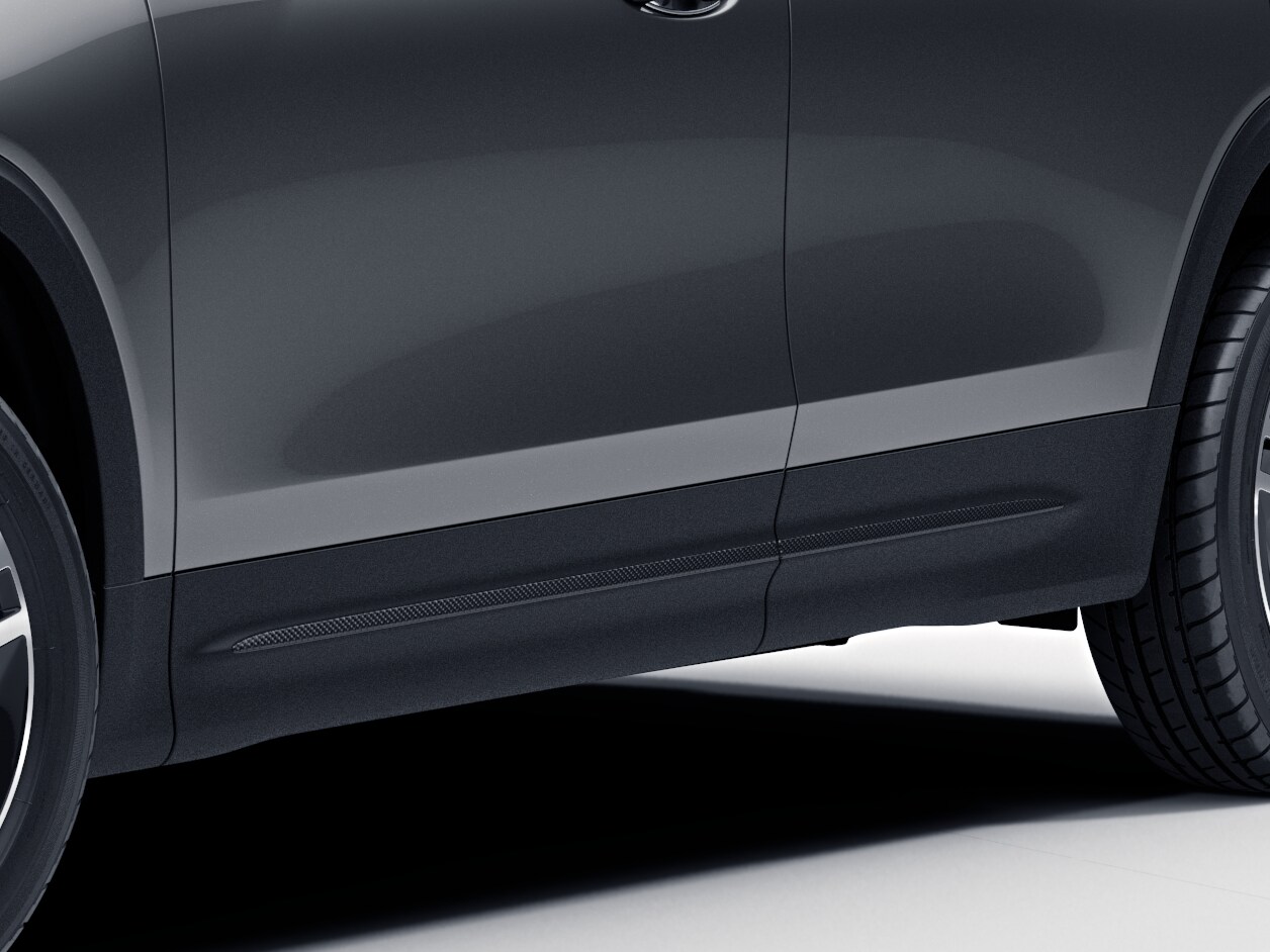 Side trim, Carbon-Style - Polycarbonate, carbon fibre look