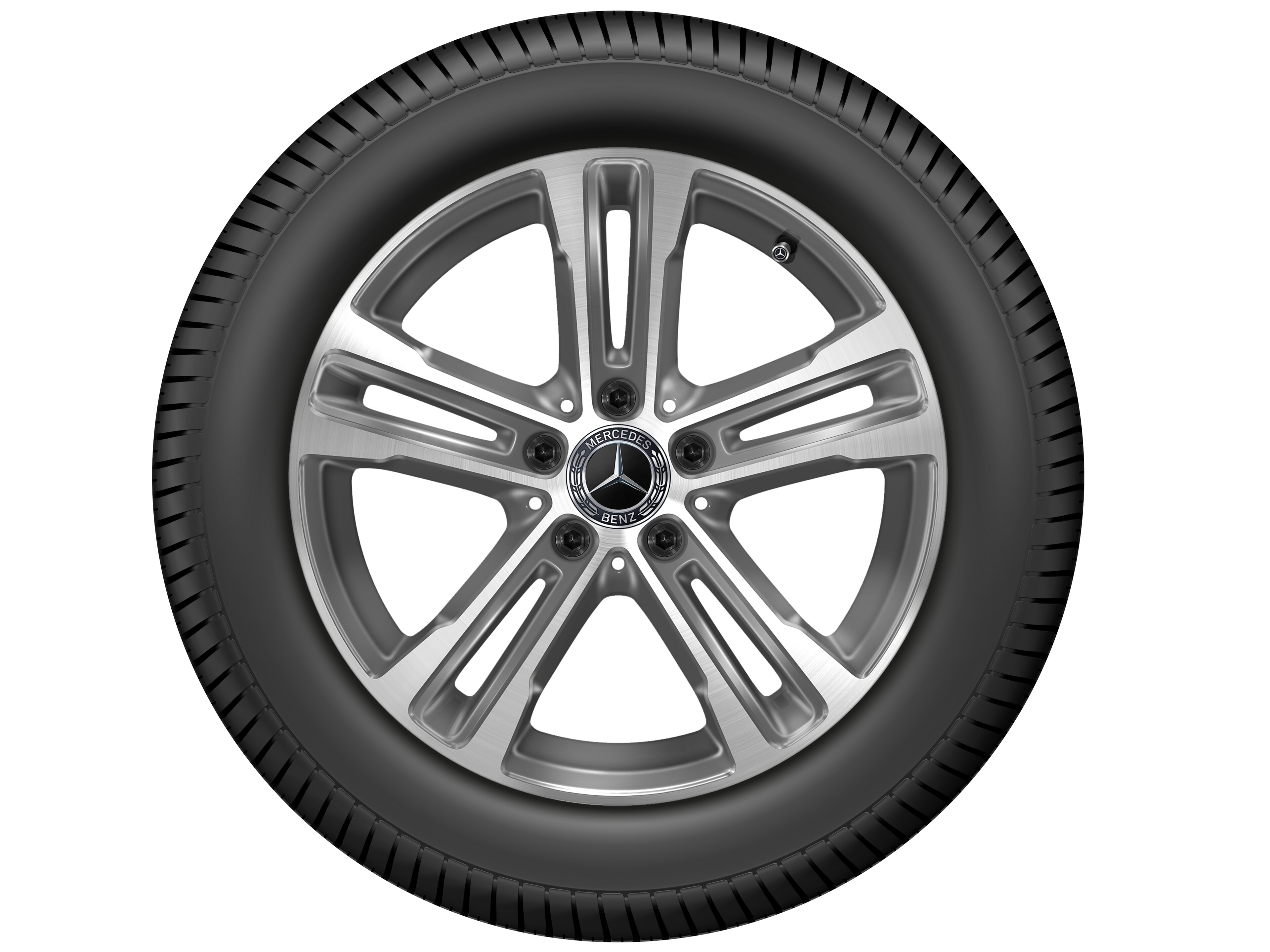 5-twin-spoke wheel, 43.2 cm (17-inch) - 7,5 J x 17 ET 40, tremolite metallic, high-sheen