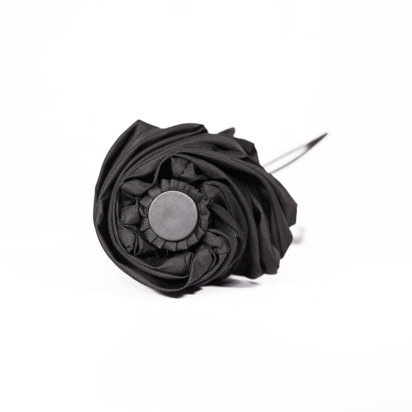 compact umbrella - black, Steel / Plastic / Polyester (recycled)