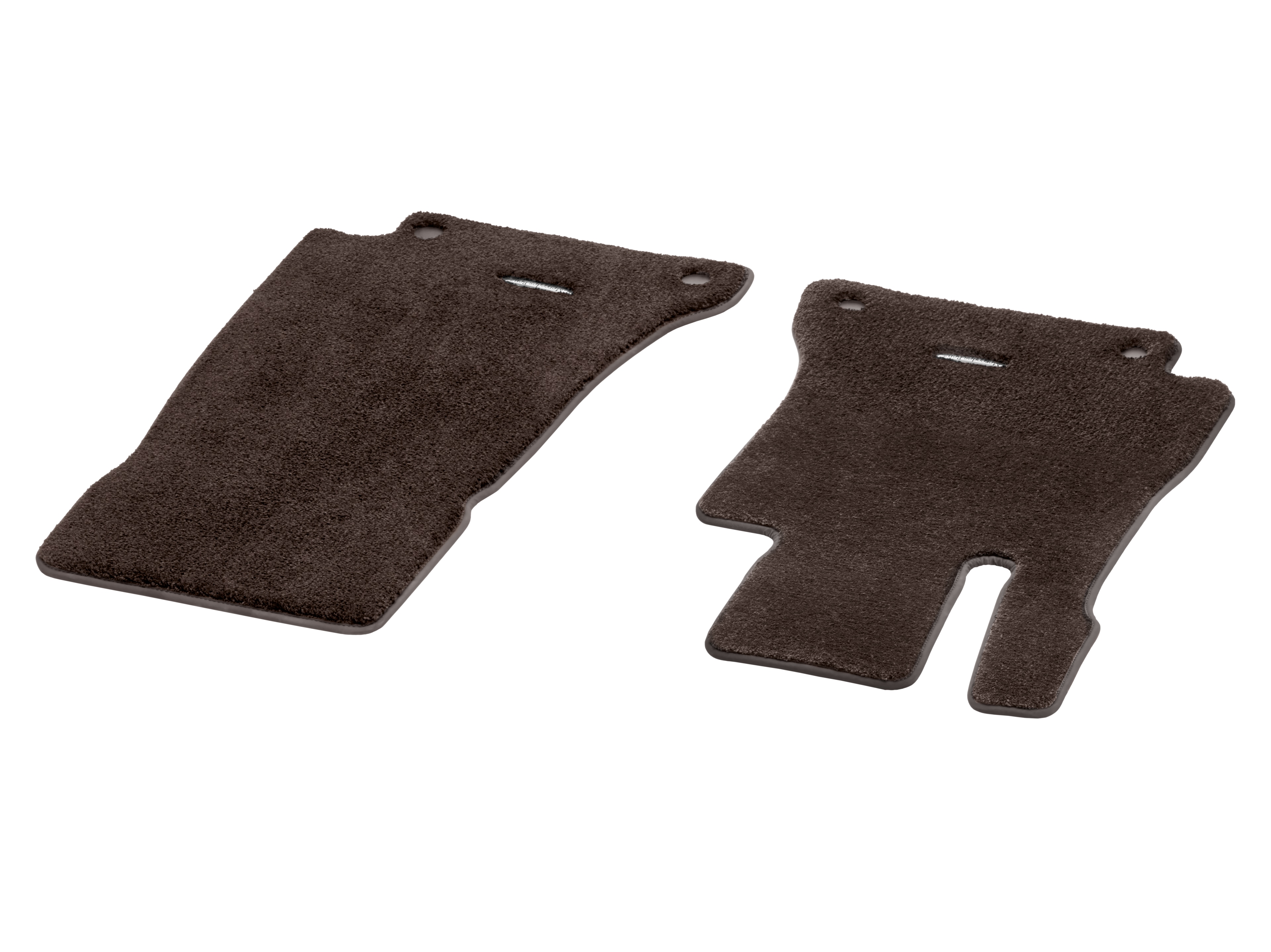 Velour floor mats EXCLUSIVE, Driver/front passenger's mat, Set of 2 - LHD, espresso brown