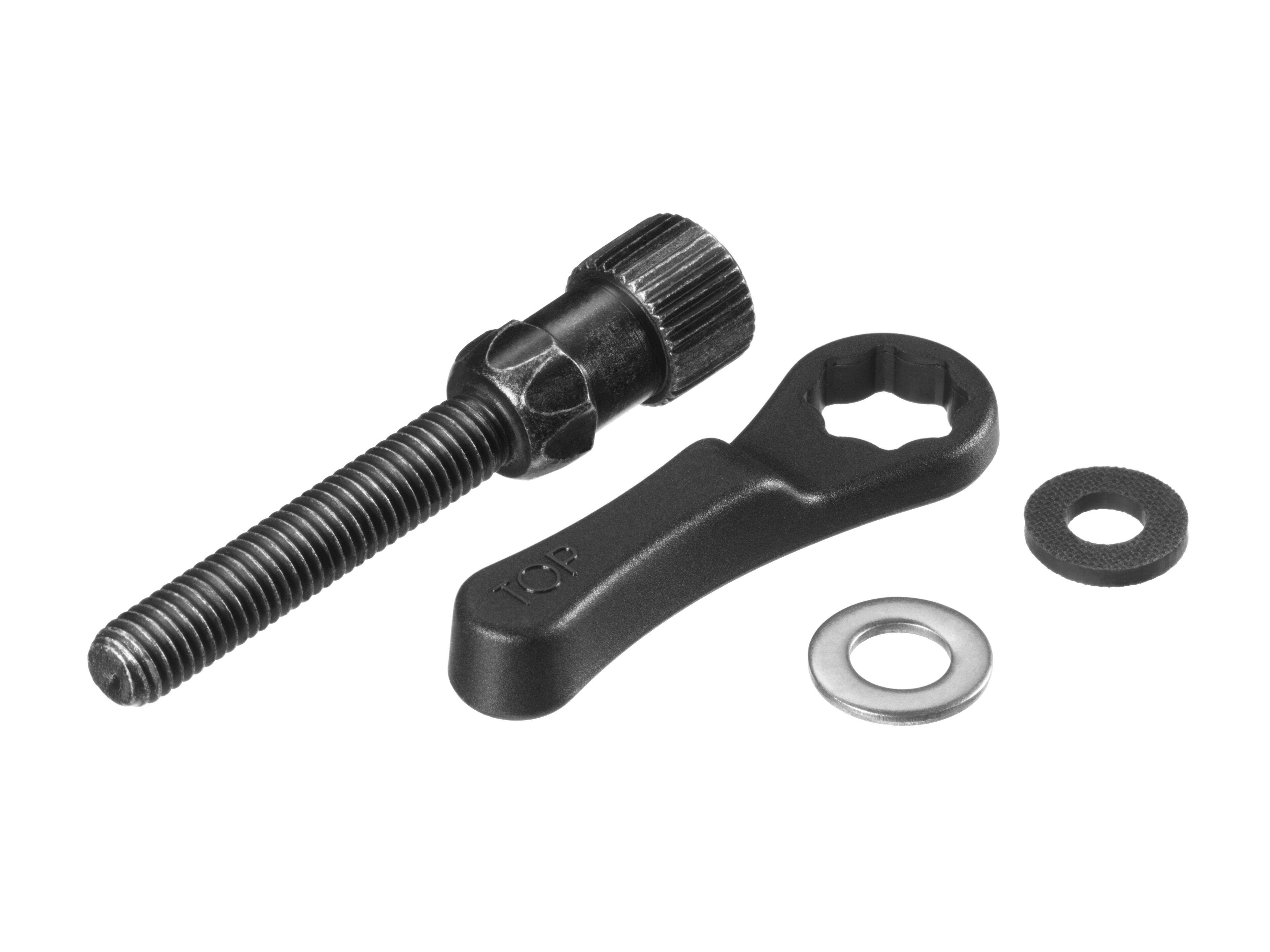 Basic carrier attachment fixtures, Alustyle/New Alustyle - Steel / Plastic, black / silver-coloured
