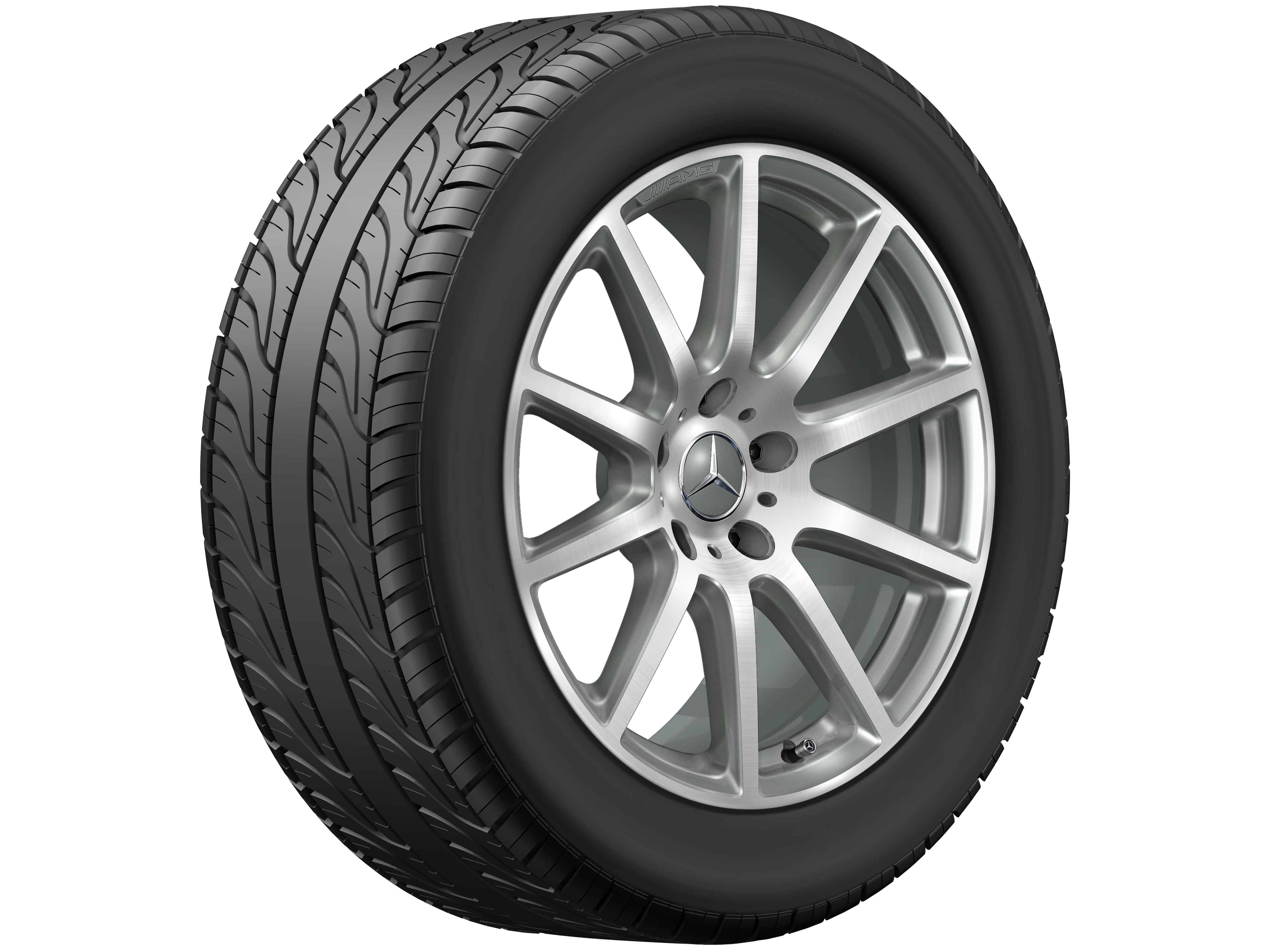 AMG multi-spoke wheel, 50.8 cm (20-inch) - 9,5 J x 20 ET 35, titanium grey, high-sheen