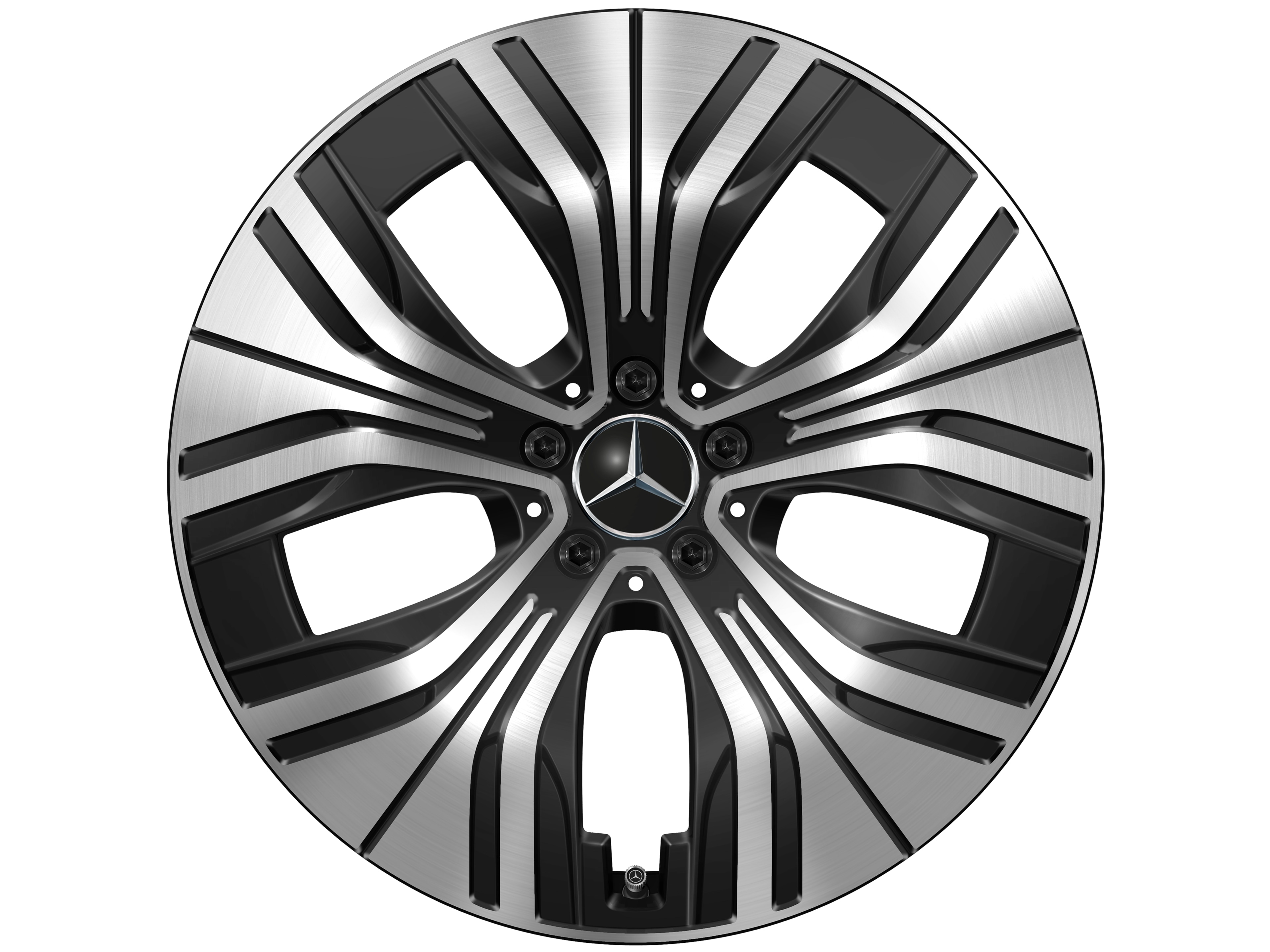 5-spoke wheel, Aero, 50.8 cm (20-inch), High-sheen finish - 8,5 J x 20 ET 38,5, black, high-sheen