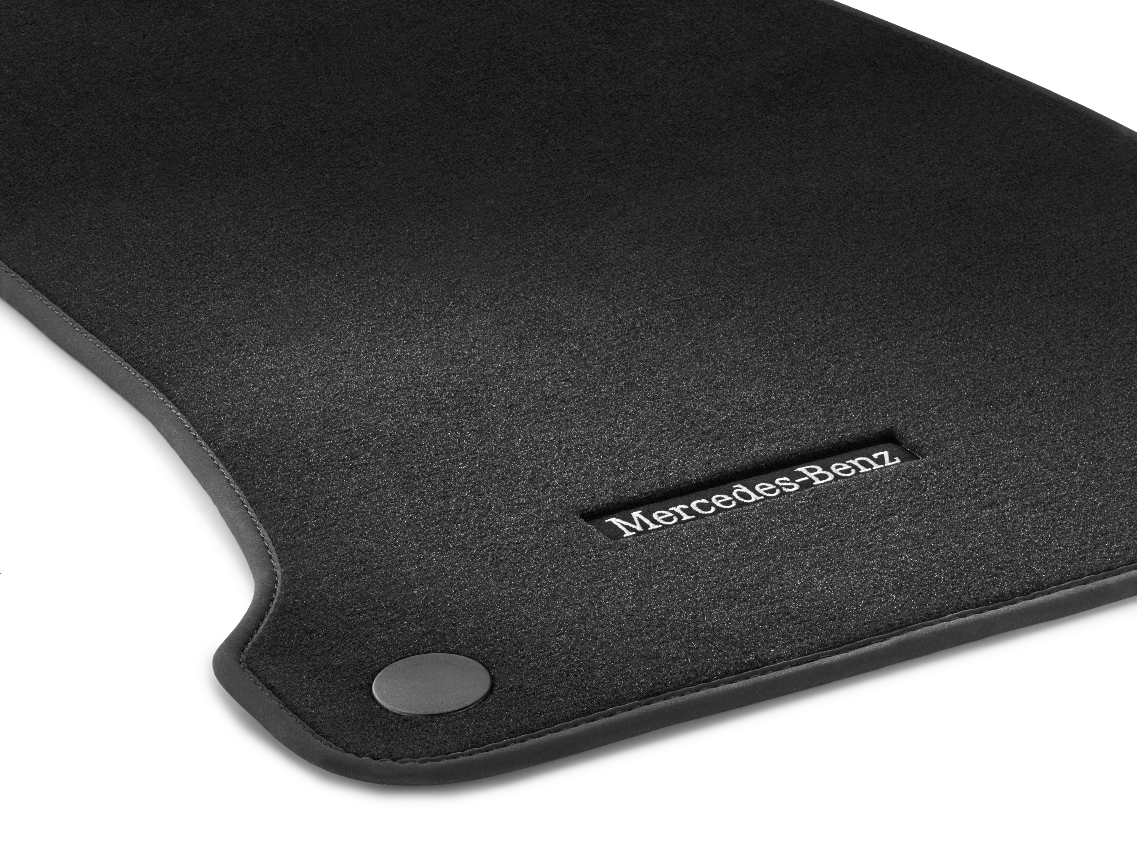 Velour floor mats CLASSIC, Set, Set of 4 - LHD, black