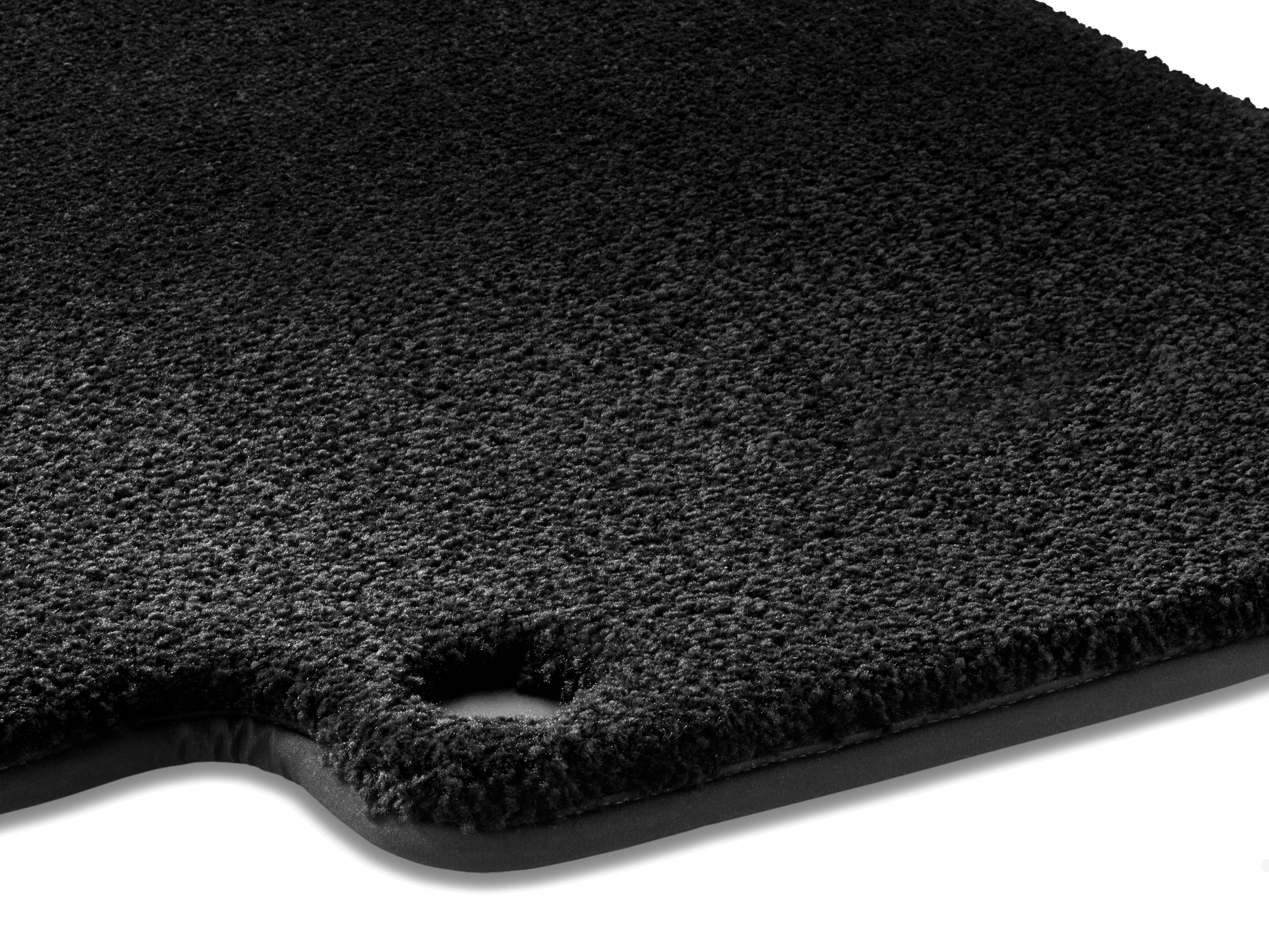 Velour floor mats EXCLUSIVE, Rear, Set of 1 - LHD/RHD, black