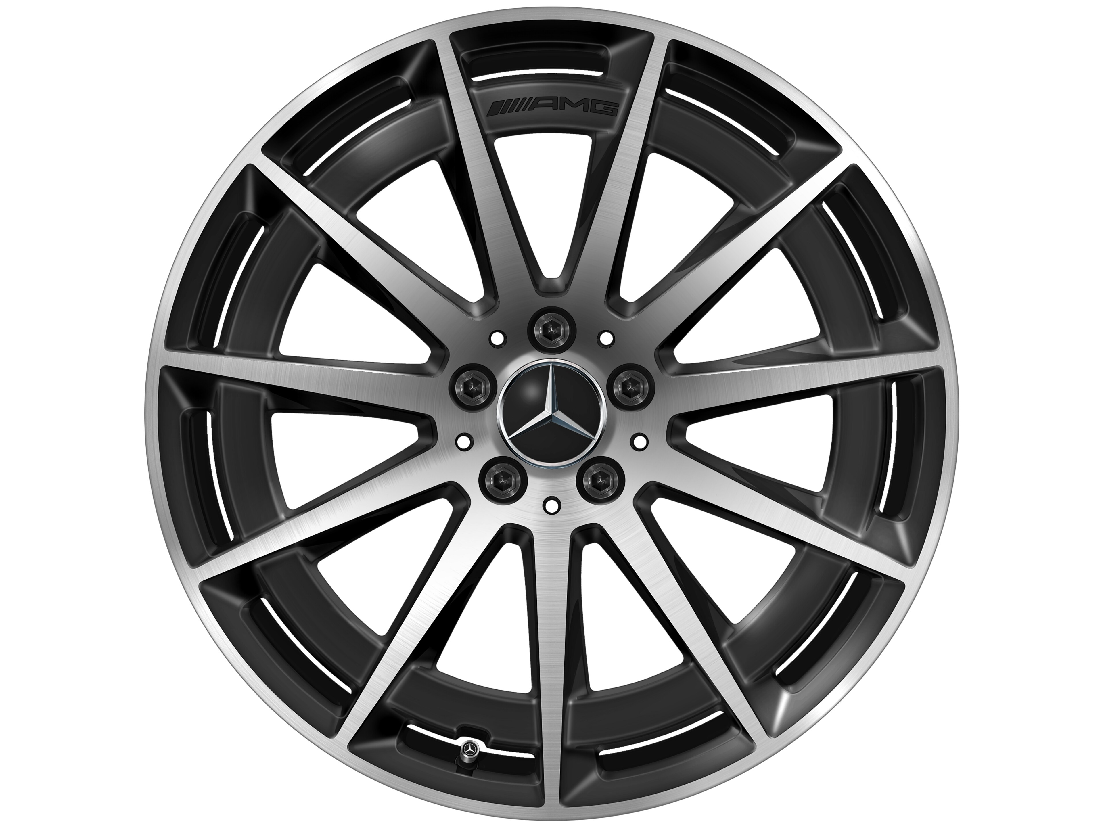 AMG multi-spoke wheel, 50.8 cm (20-inch) - 8,5 J x 20 ET 30, black, high-sheen