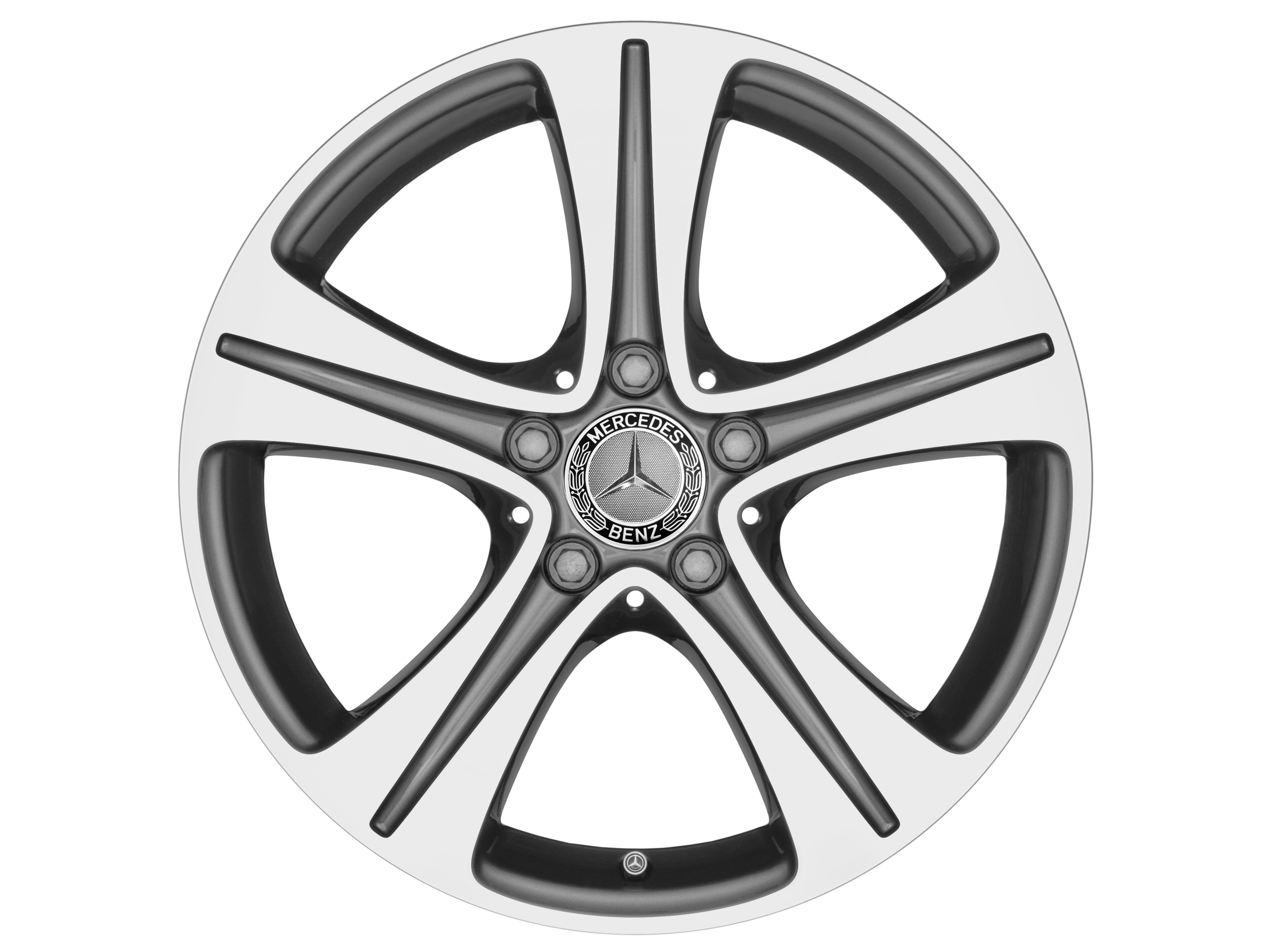 5-spoke wheel, 45.7 cm (18-inch) - 8 J x 18 ET 43, tremolite metallic, high-sheen