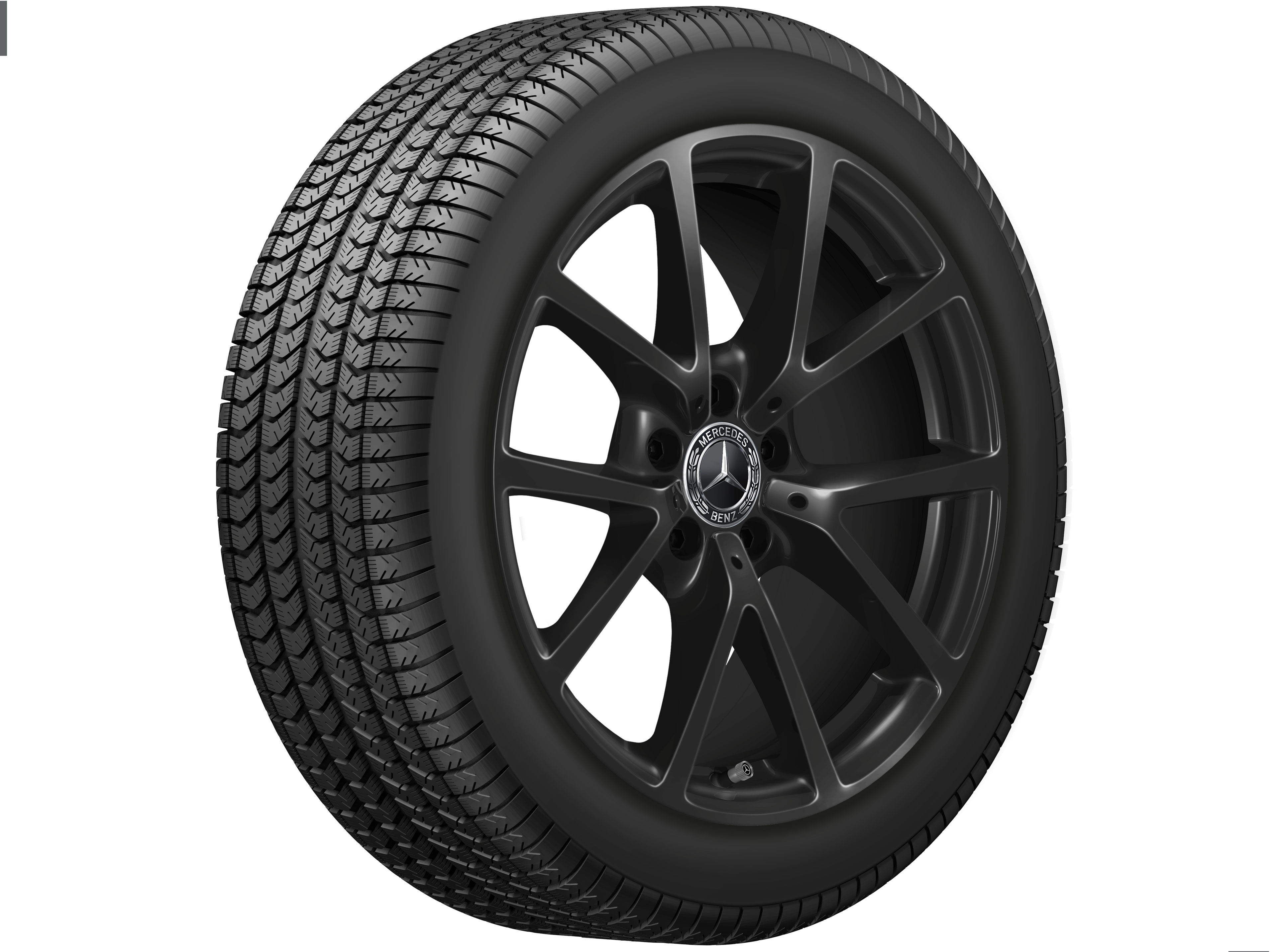 10-spoke wheel, 45.7 cm (18-inch) - 8 J x 18 ET 44,9, black
