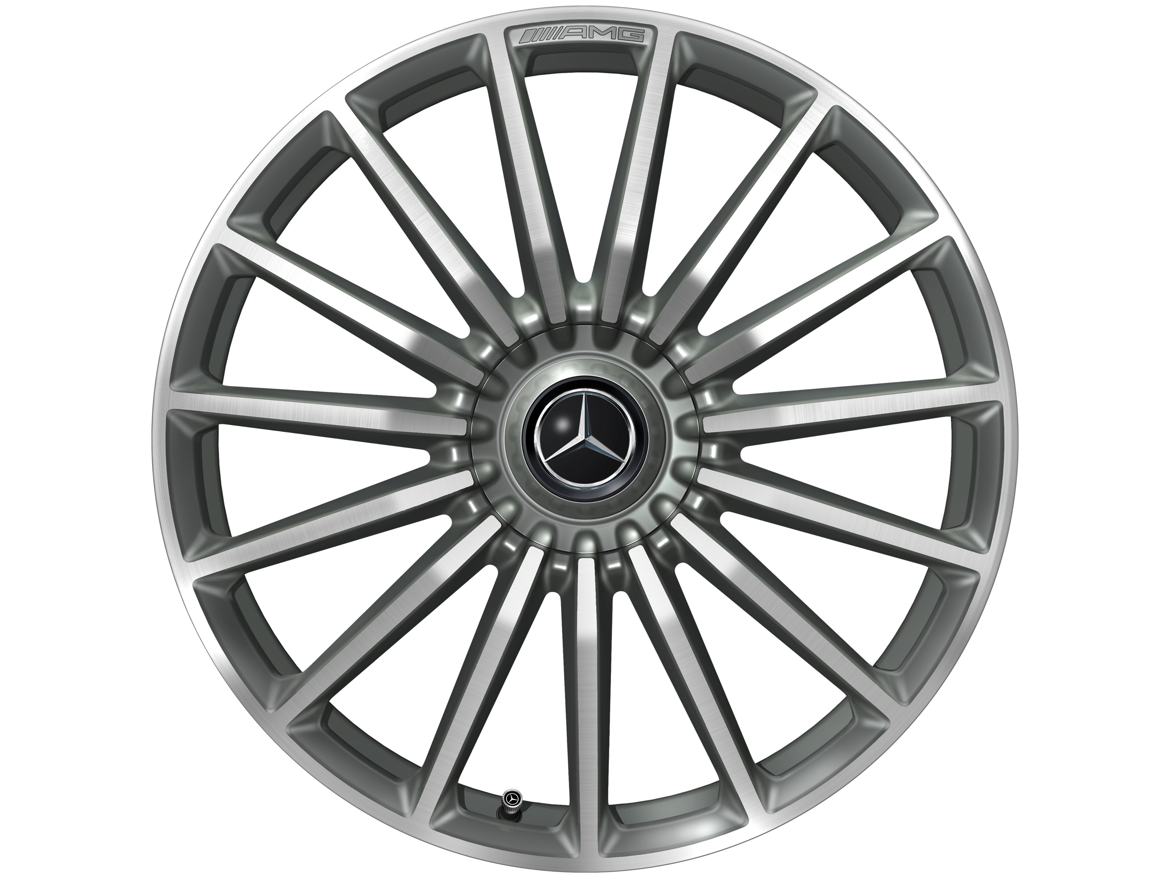 AMG multi-spoke wheel, 50.8 cm (20-inch) - 9,5 J x 20 ET 25,1, titanium grey, high-sheen