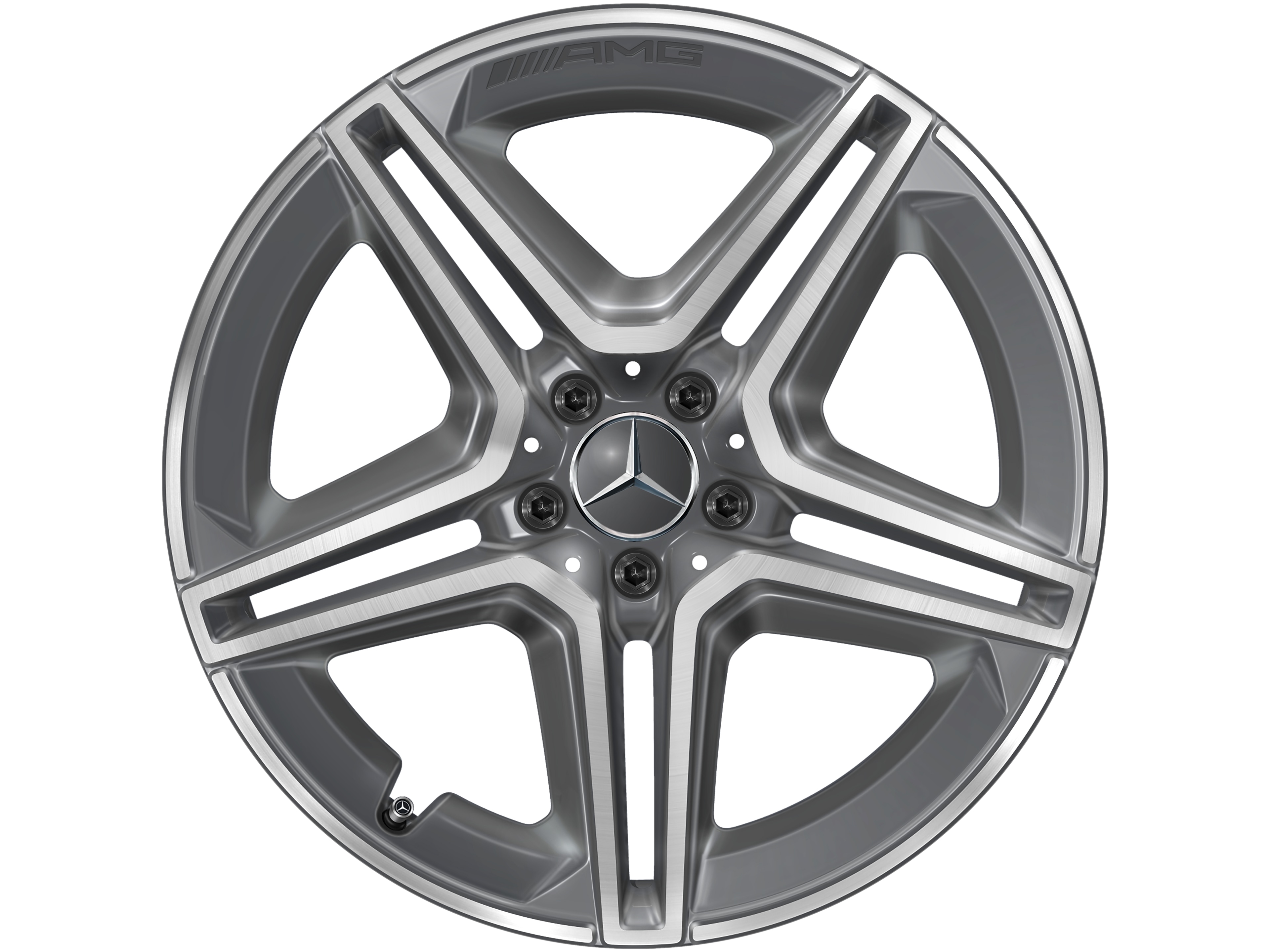 AMG 5-twin-spoke wheel, 50.8 cm (20-inch) - 9 J x 20 ET 57, tremolite metallic, high-sheen