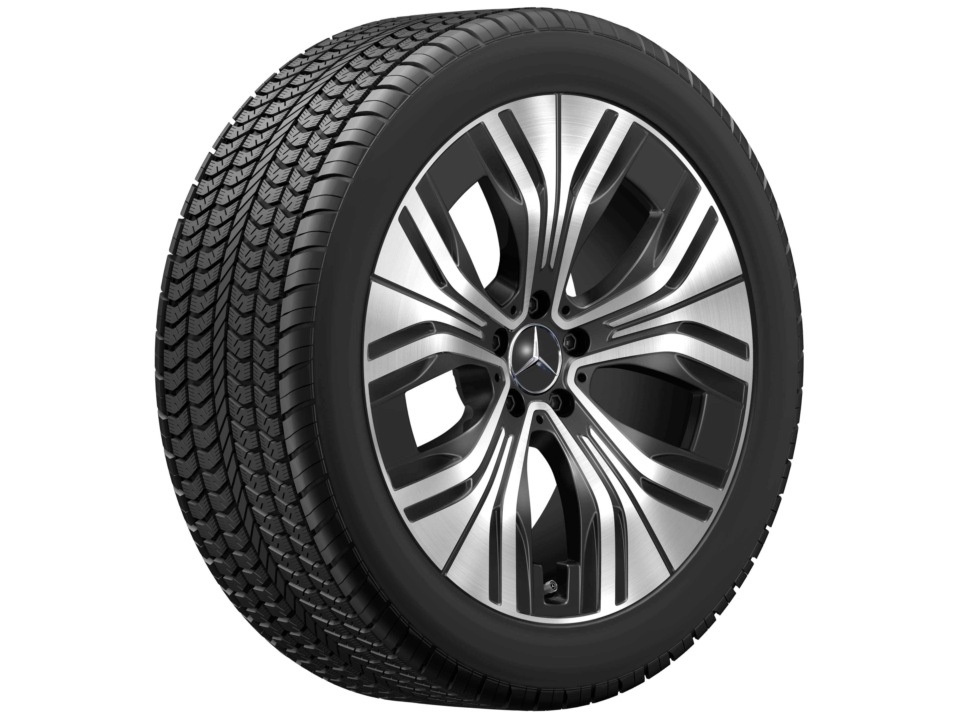 5-spoke wheel, Aero, 50.8 cm (20-inch), High-sheen finish - 8,5 J x 20 ET 38,5, black, high-sheen