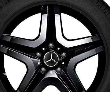 AMG 5-spoke wheel, 50.8 cm (20-inch) - 9,5 J x 20 ET 50, black, glossy