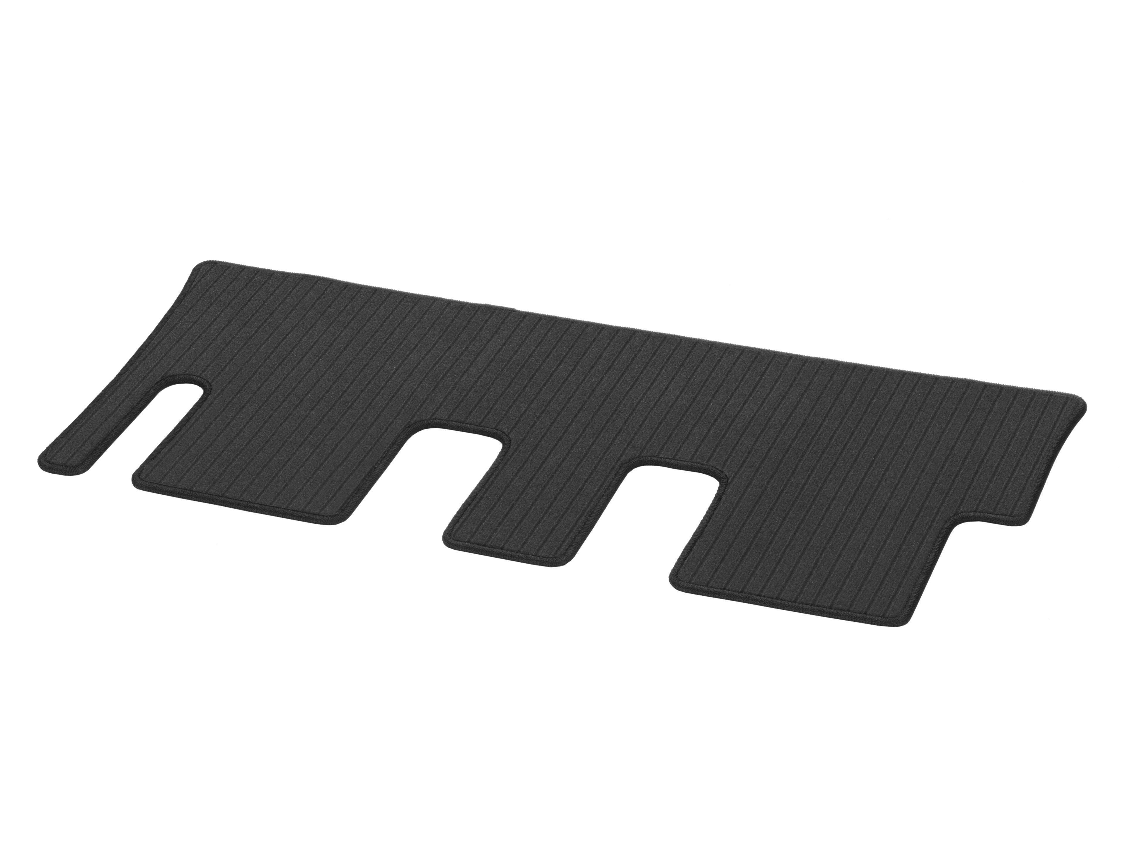 Rep mats, Luggage compartment, A1 compact double rail, Set of 1 - LHD/RHD, black