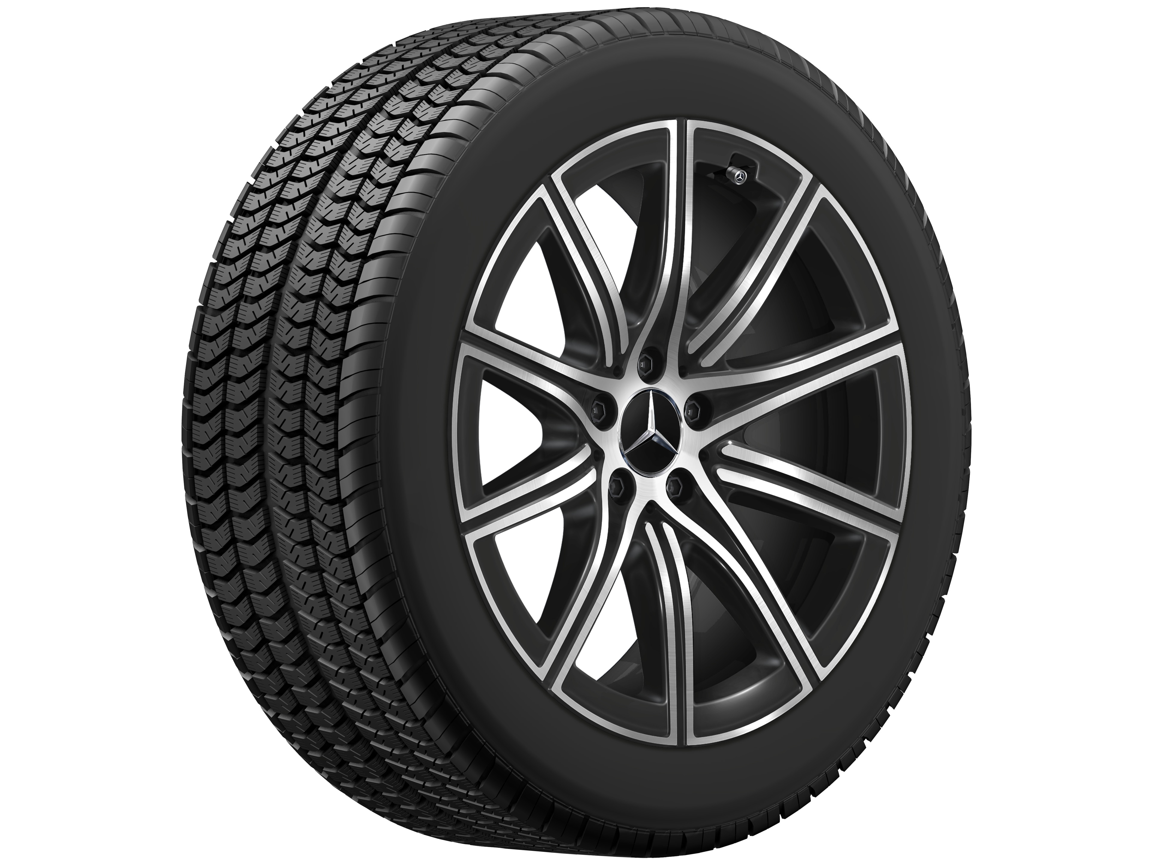 10-spoke wheel, 48.3 cm (19-inch) - 8,5 J x 19 ET 31,5, black, high-sheen