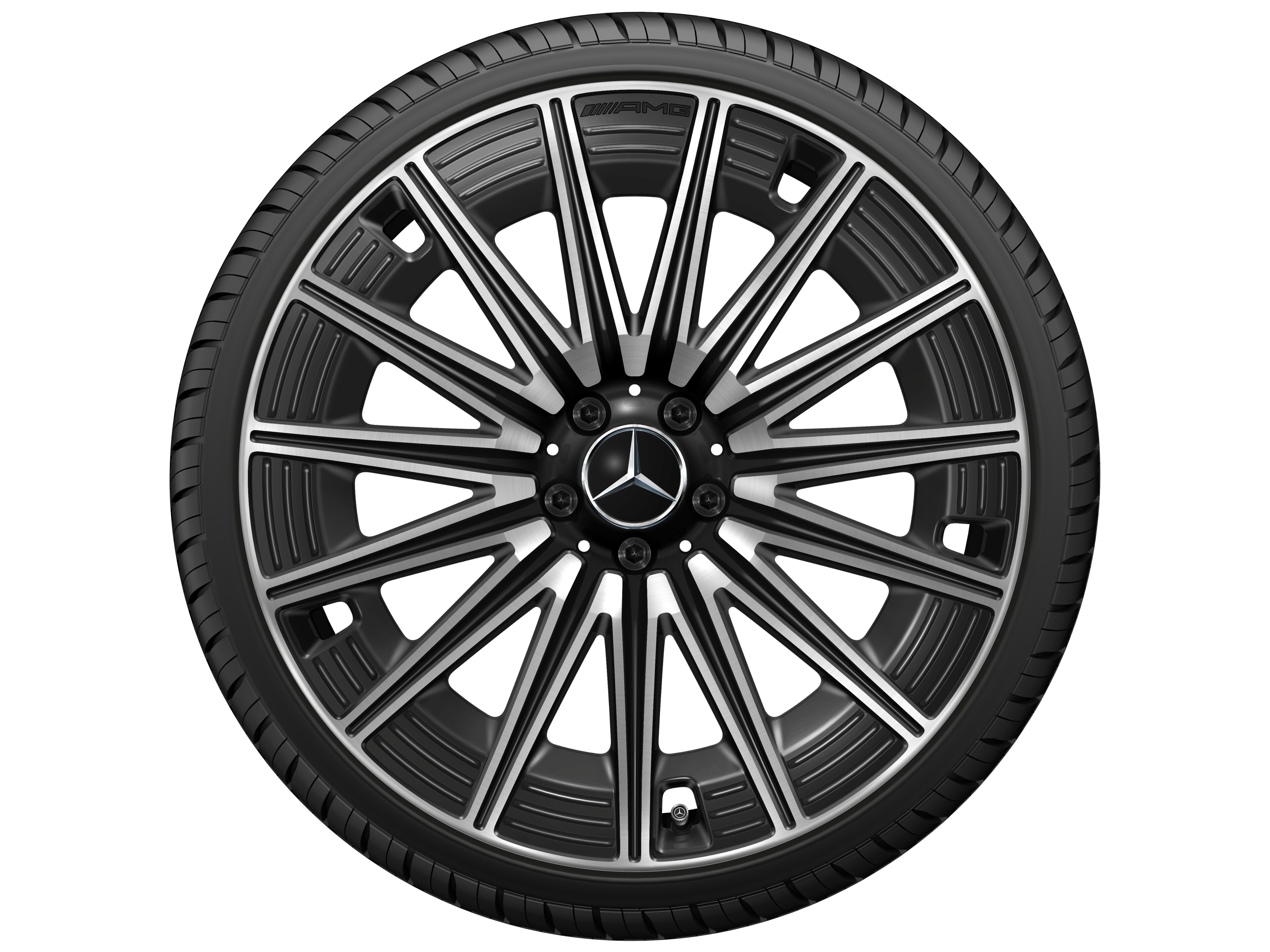 AMG multi-spoke wheel, 53.3 cm (21-inch) - 8,5 J x 21 ET 35,5, black, high-sheen